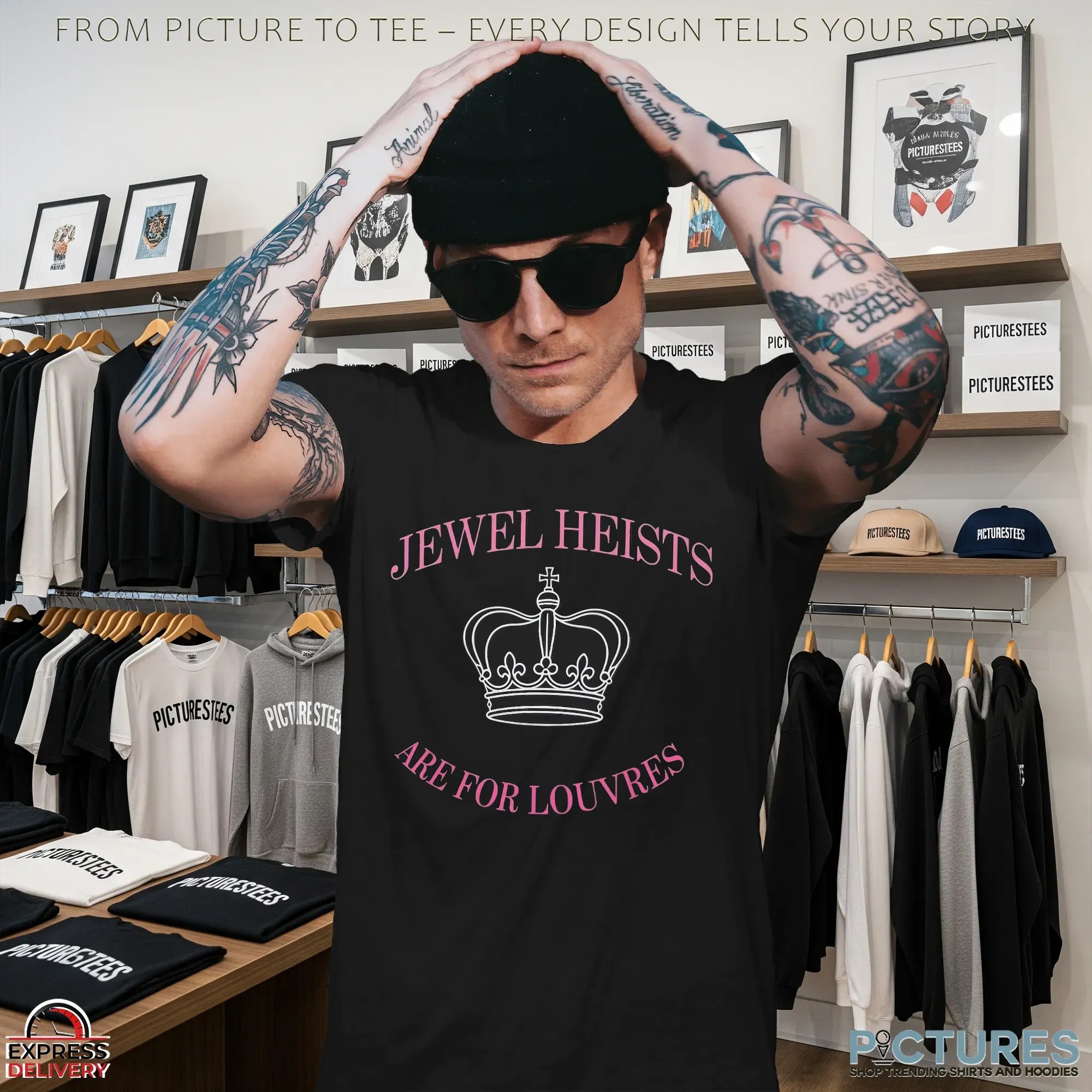 Jewel Heists Are For Louvres Crown T Shirt Jewel Heists Are For Louvres Crown T Shirt
