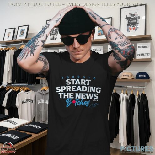 John Schneider Start Spreading The News Bitches T Shirt