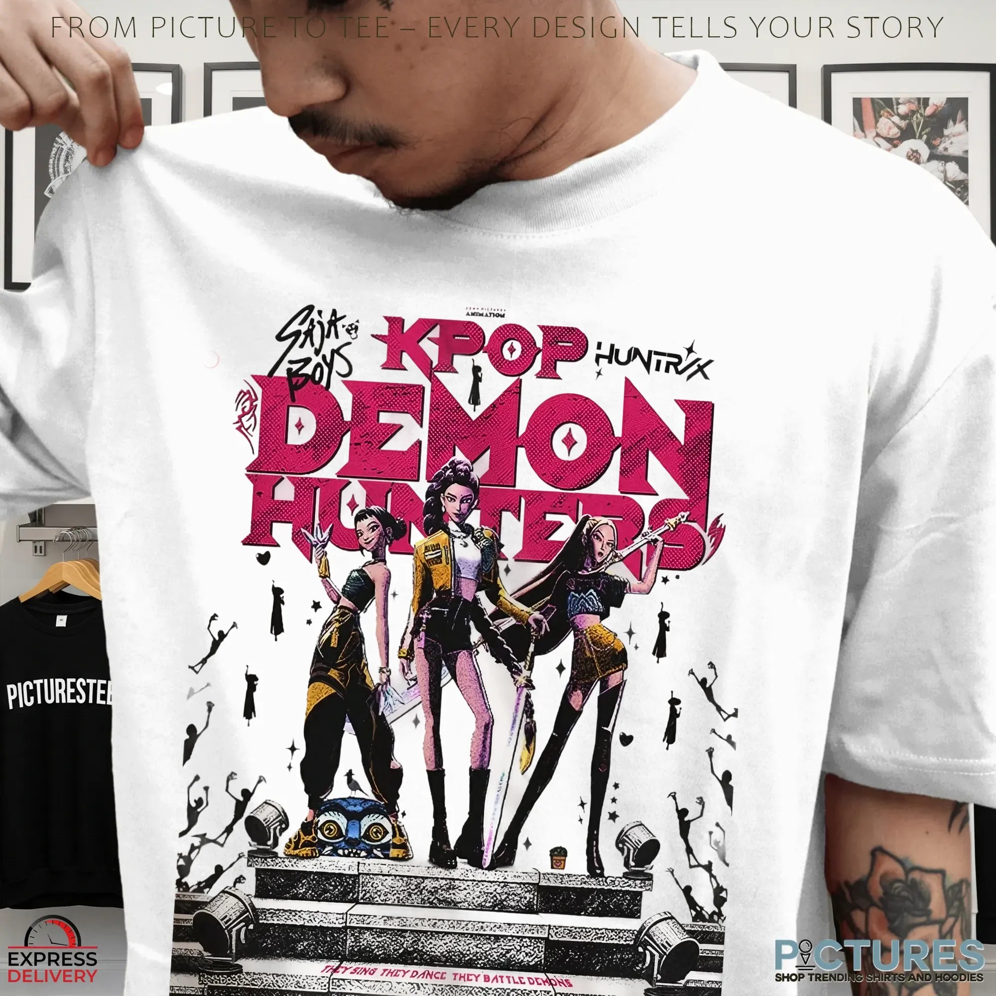 K-Pop Demon Hunters 2025 Movie Poster Justbychris T Shirt K-Pop Demon Hunters 2025 Movie Poster Justbychris T Shirt