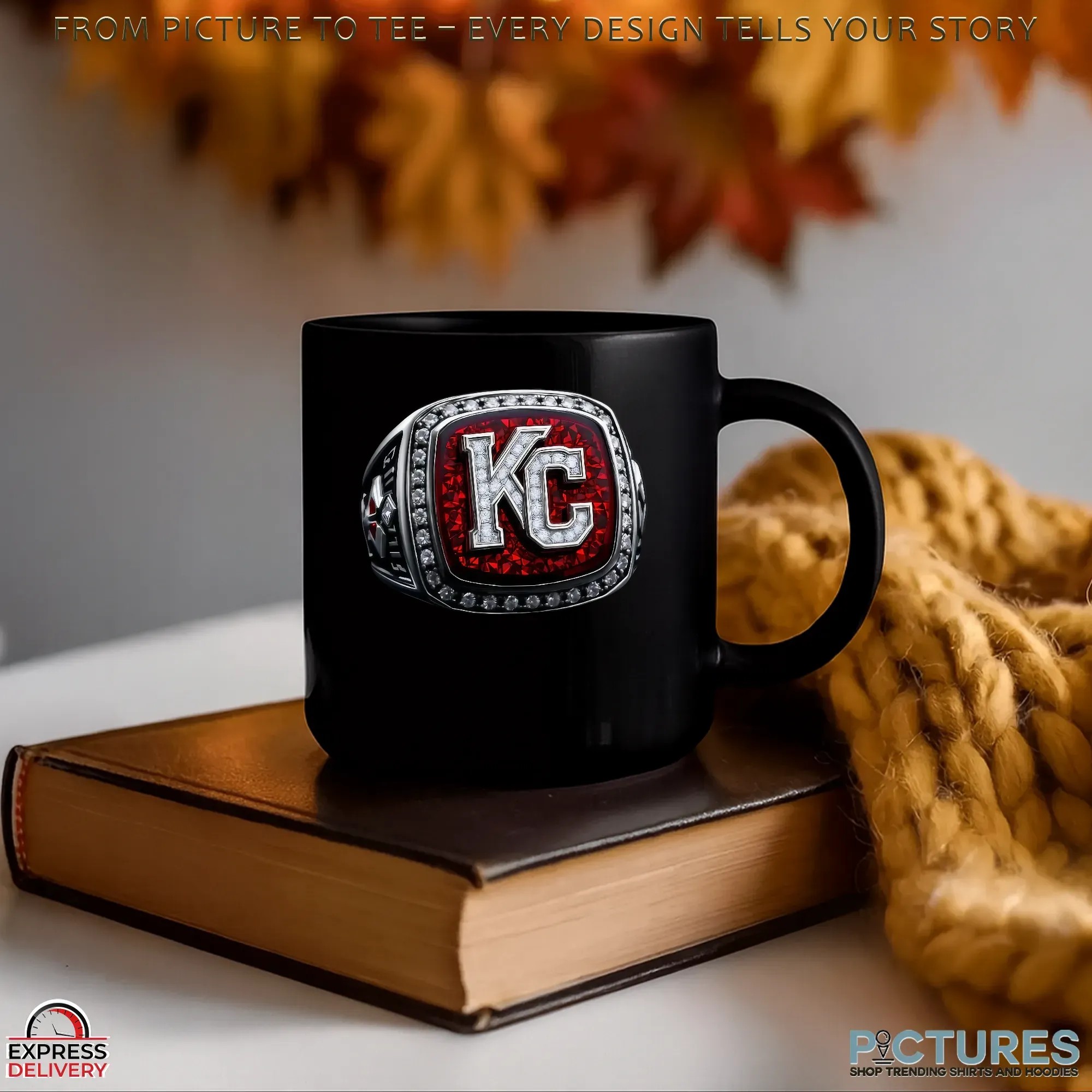 Kansas City Chiefs KC Ring T Shirt Kansas City Chiefs KC Ring T Shirt
