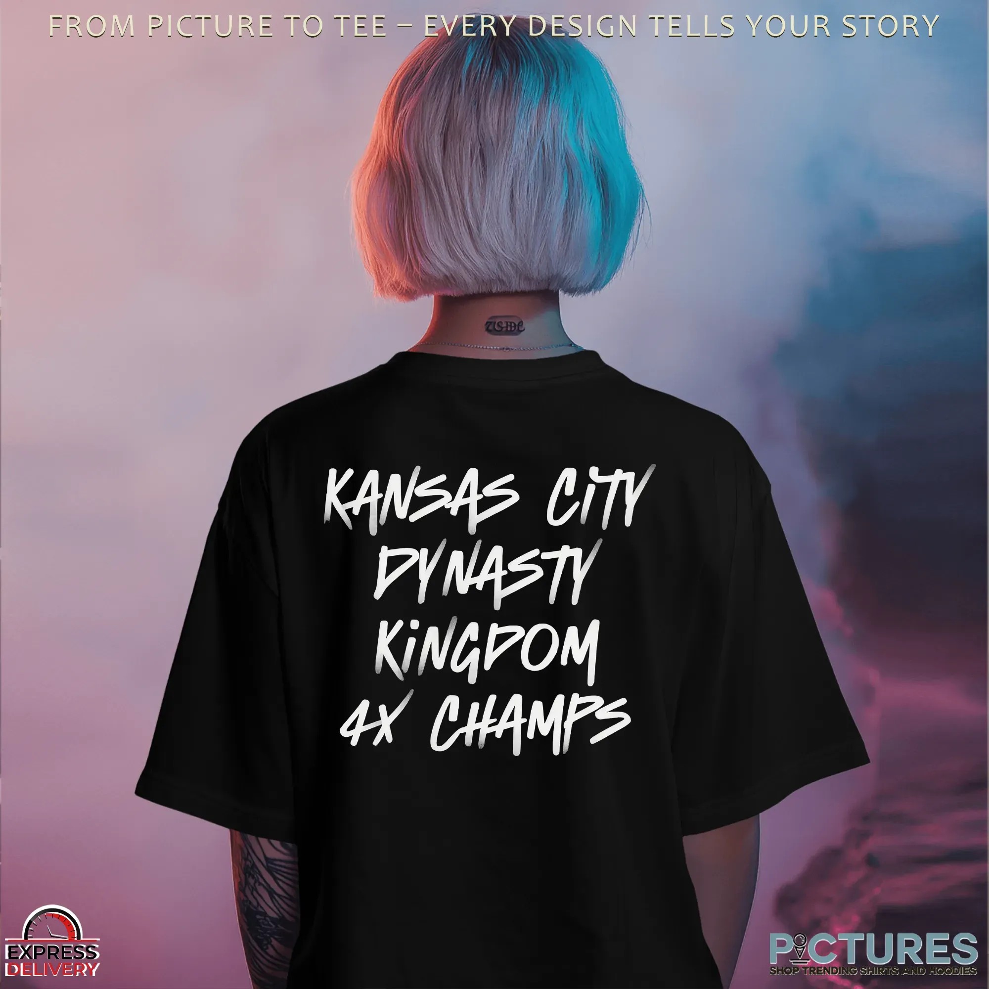 Kansas City Dynasty Kingdom Kingdom 4x Champs T Shirt Kansas City Dynasty Kingdom Kingdom 4x Champs T Shirt