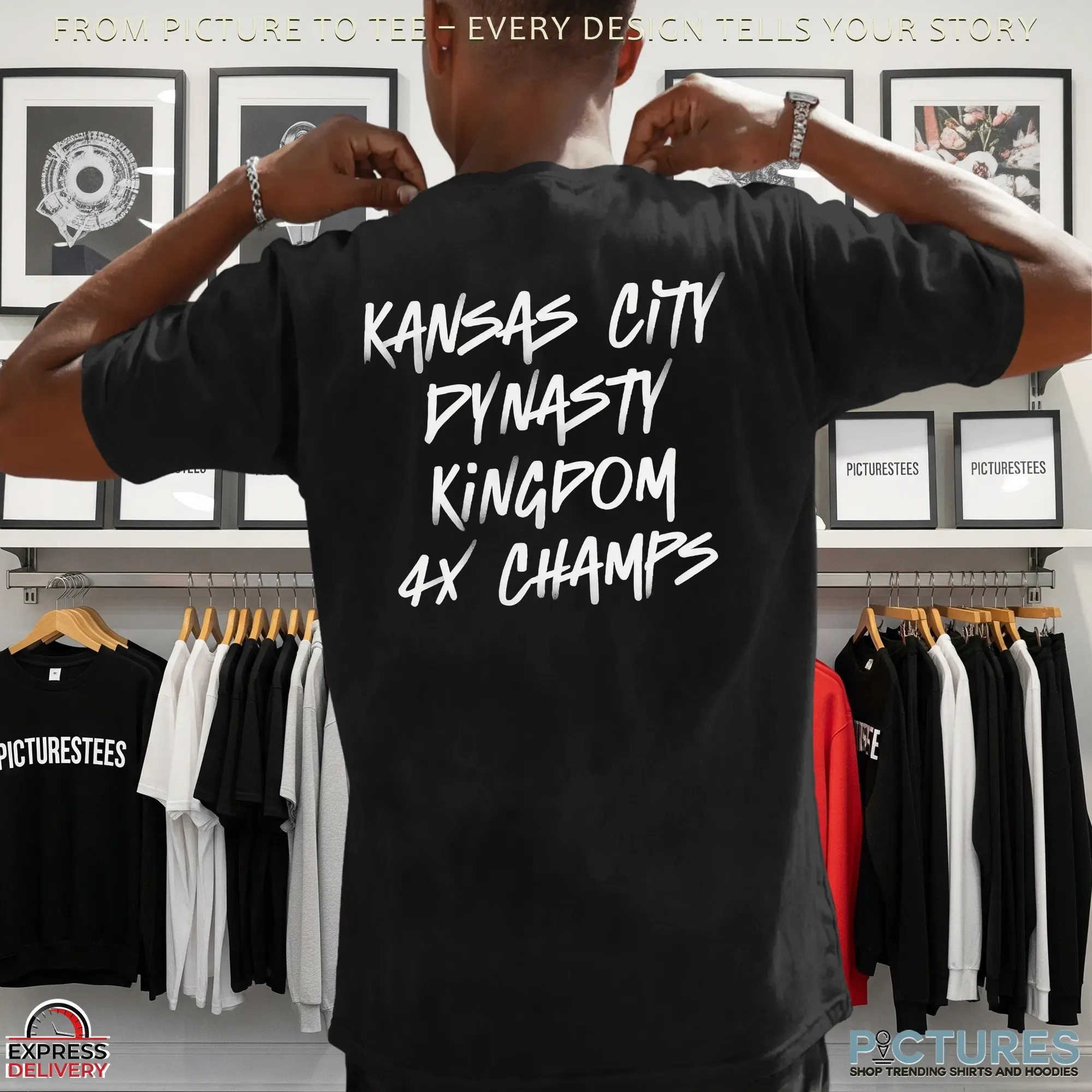 Kansas City Dynasty Kingdom Kingdom 4x Champs T Shirt Kansas City Dynasty Kingdom Kingdom 4x Champs T Shirt
