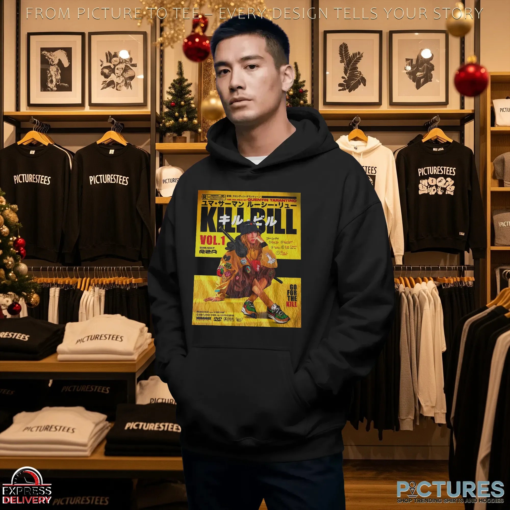 Kill Bill X Rza Go For The Kill Poster T Shirt