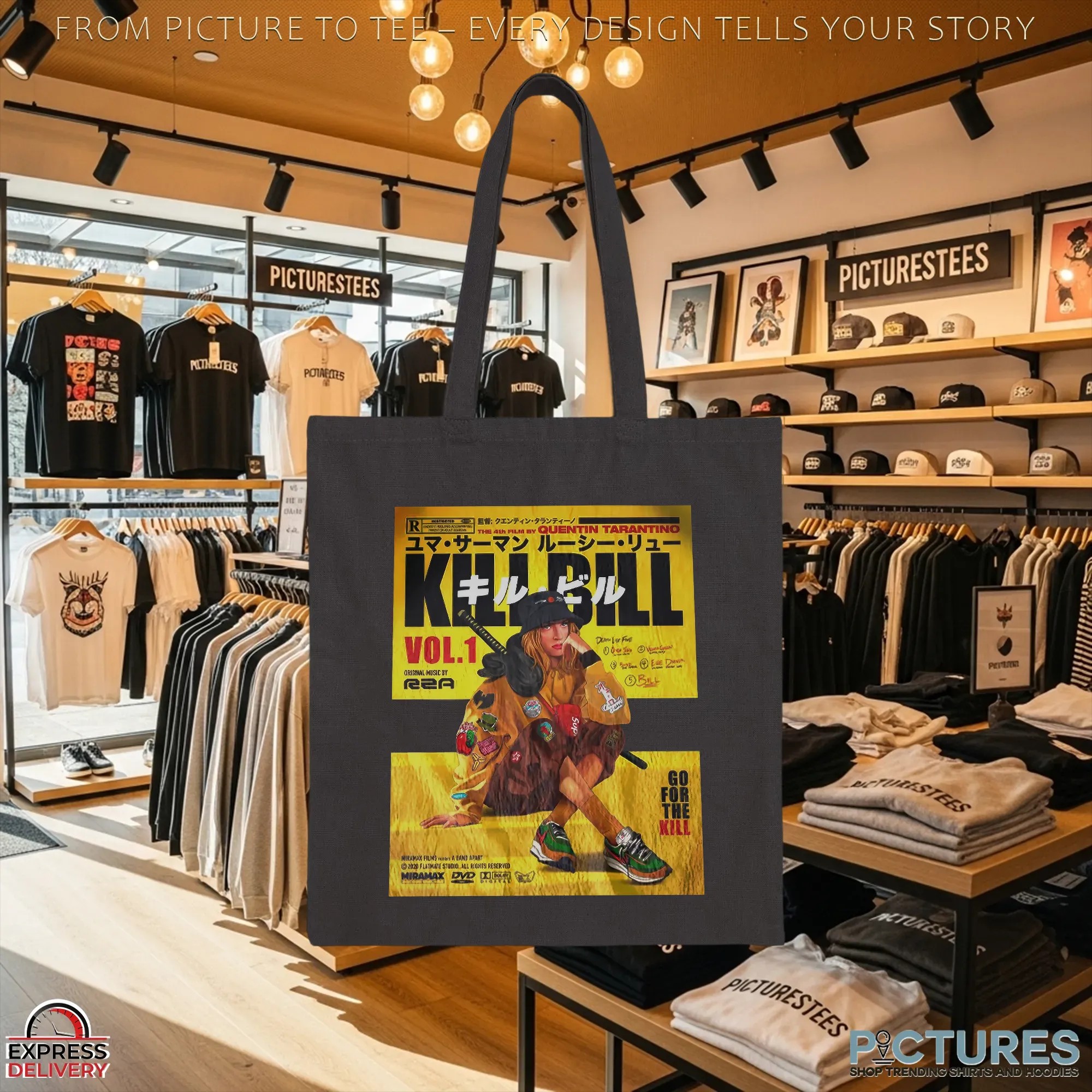 Kill Bill X Rza Go For The Kill Poster T Shirt
