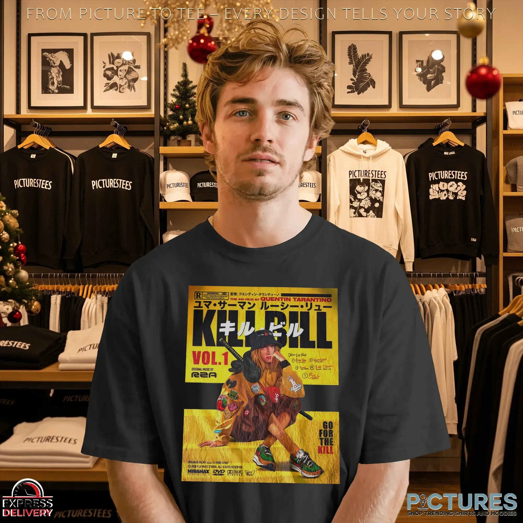 Kill Bill X Rza Go For The Kill Poster T Shirt