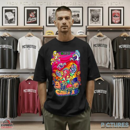 Knuckles Pumpkin Hill Halloween Sonic Adventure Graphic T Shirt