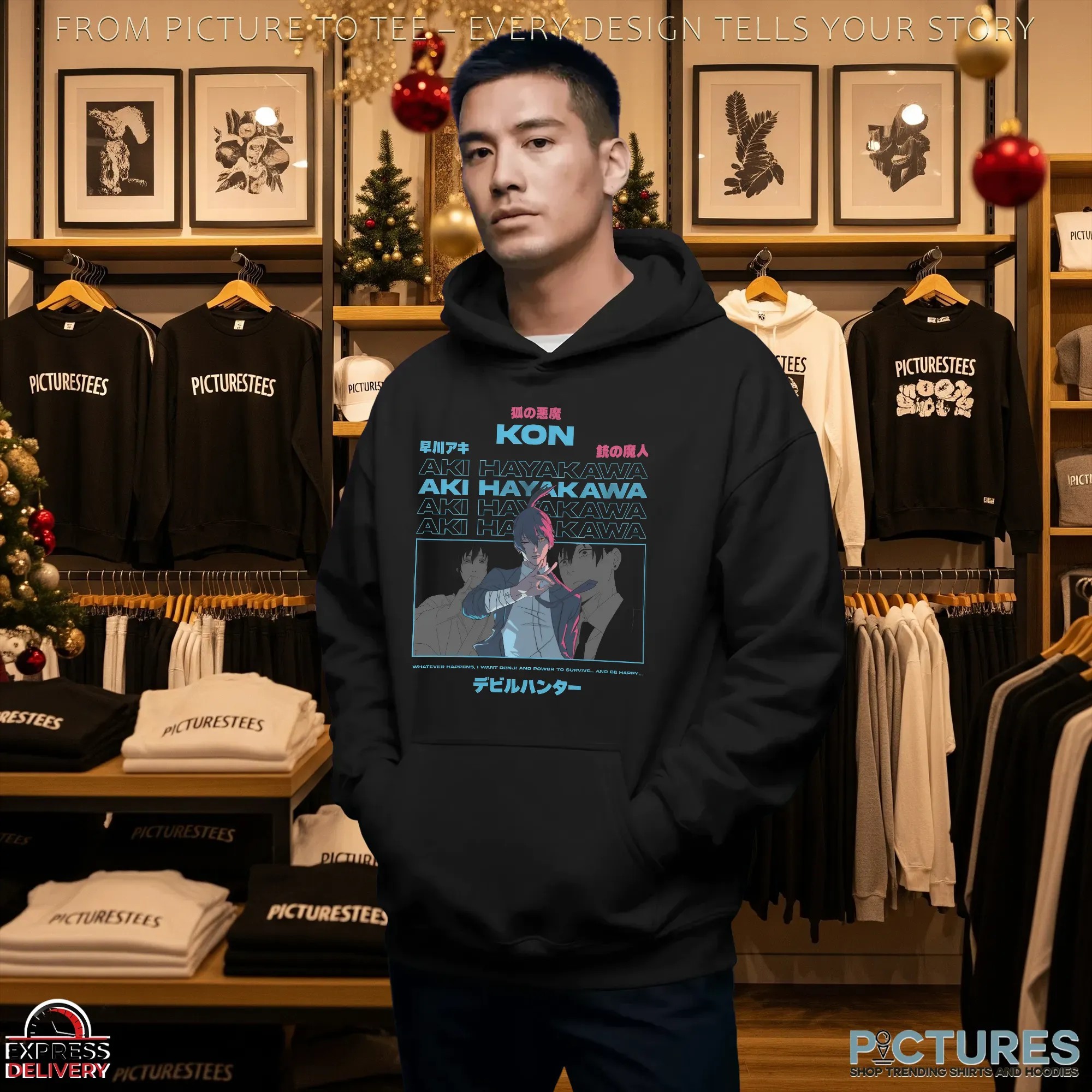 Kon Aki Hayakawa Whatever Happens I Want Denji And Power To Survive And Be Happy Chainsaw Man T Shirt Kon Aki Hayakawa Whatever Happens I Want Denji And Power To Survive And Be Happy Chainsaw Man T Shirt