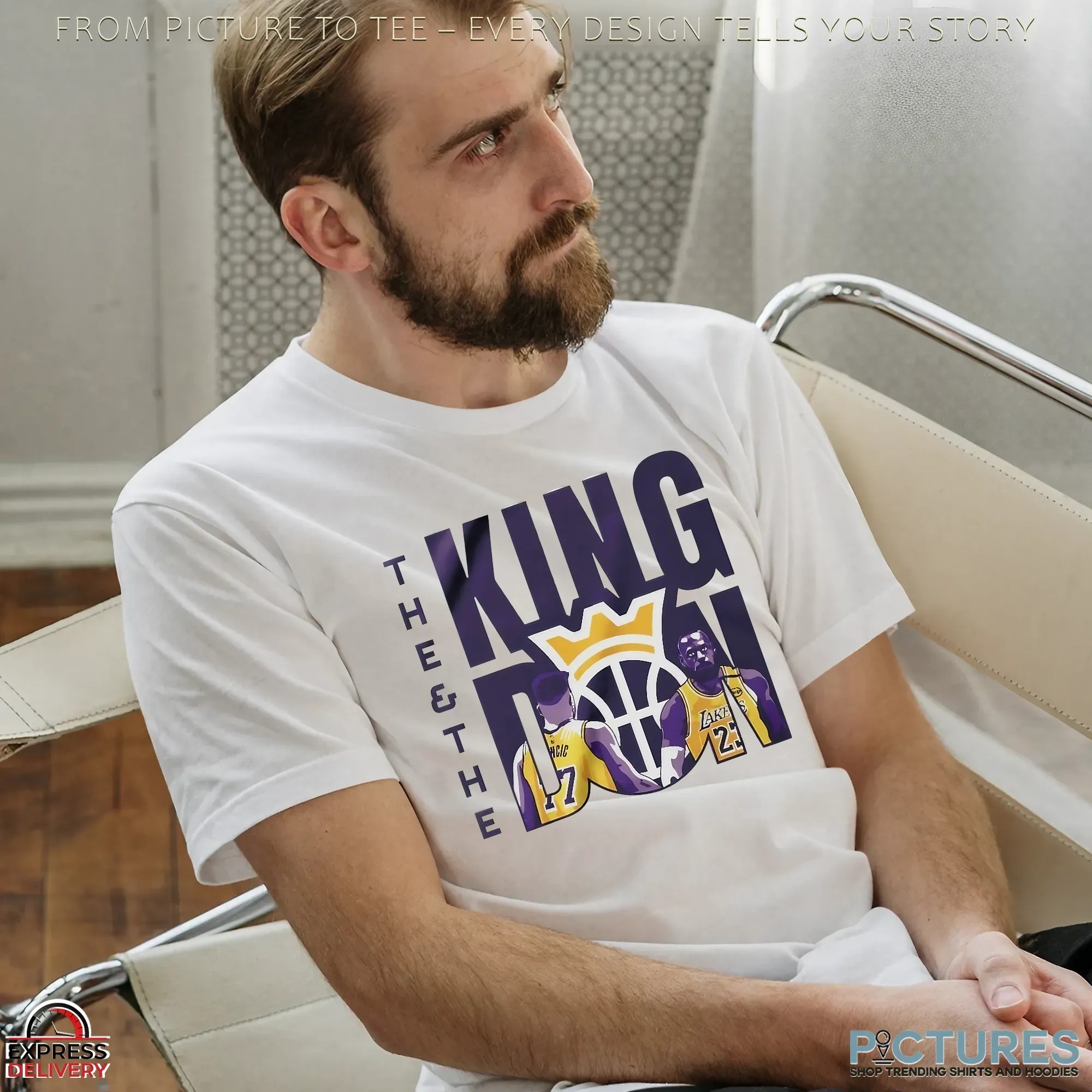 Lakers The King The Don LeBron James and Luka Doncic T Shirt Lakers The King The Don LeBron James and Luka Doncic T Shirt