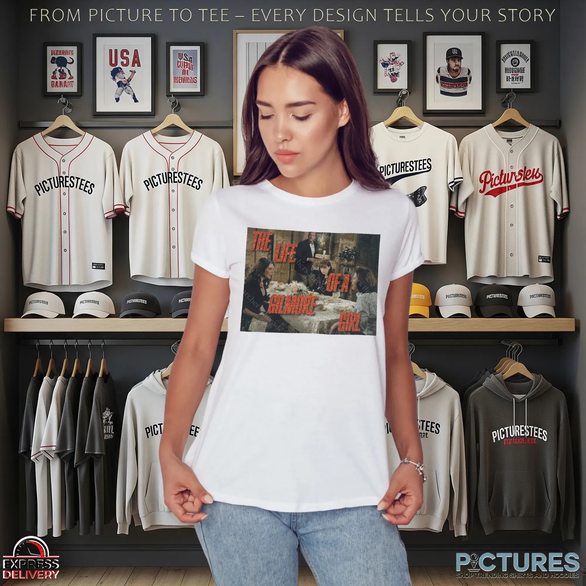 Life of a Gilmore Girl Friday Night Dinner Rory, Lorelai, Emily T Shirt