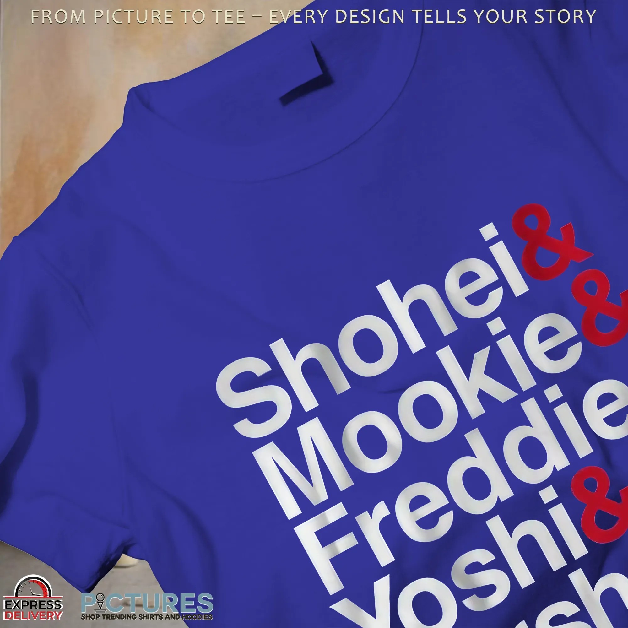 Los Angeles Baseball Ampersand Stars Shohei Mookie Freddie Yoshi Kersh T Shirt