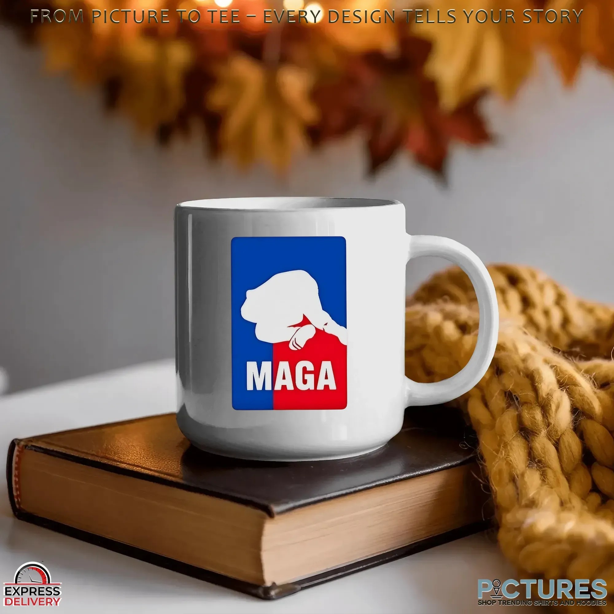 Loudmouth Face Plant Maga NBA Logo Parody Shirt Loudmouth Face Plant Maga NBA Logo Parody Shirt