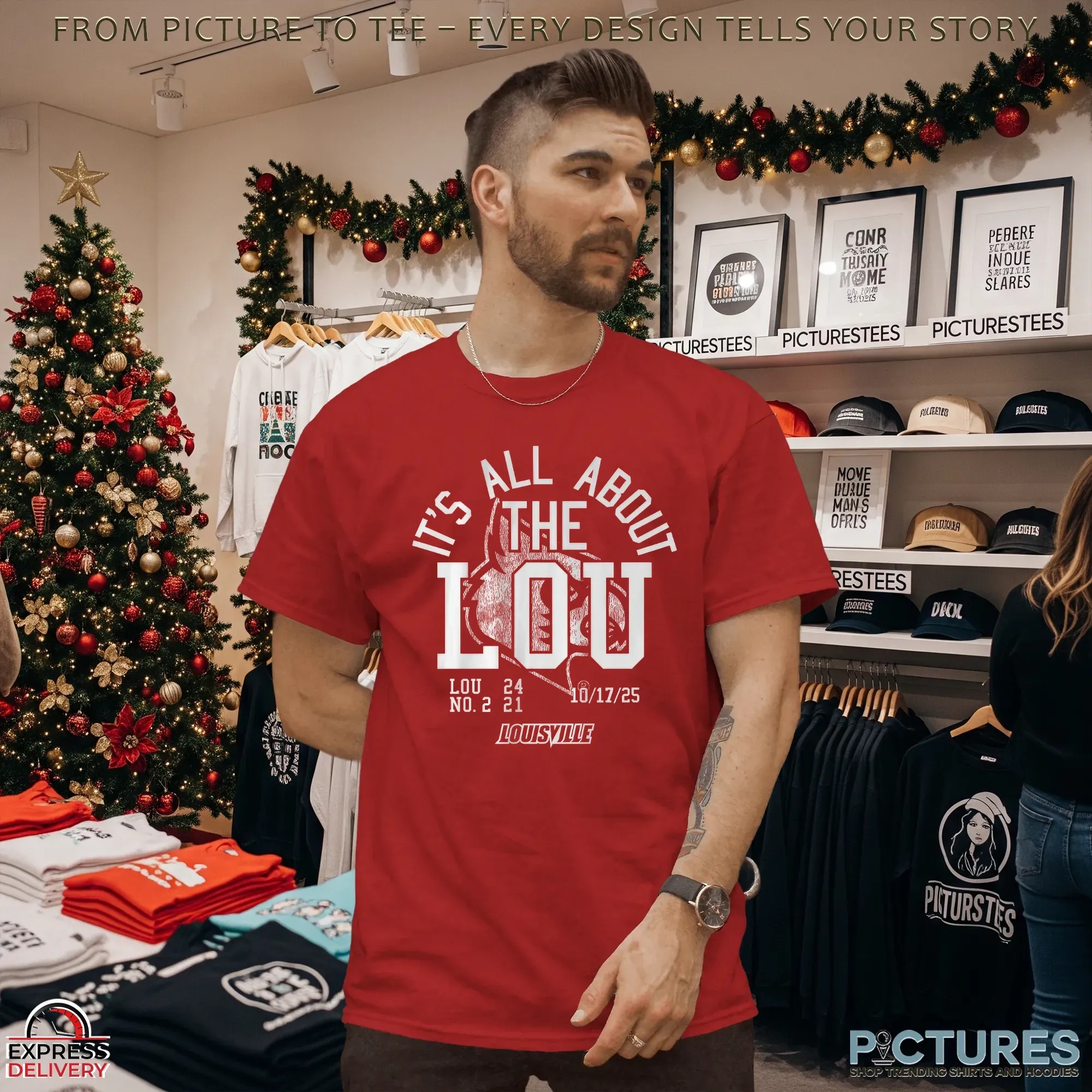 Louisville Cardinals Football It's All About The Lou Vintage T Shirt