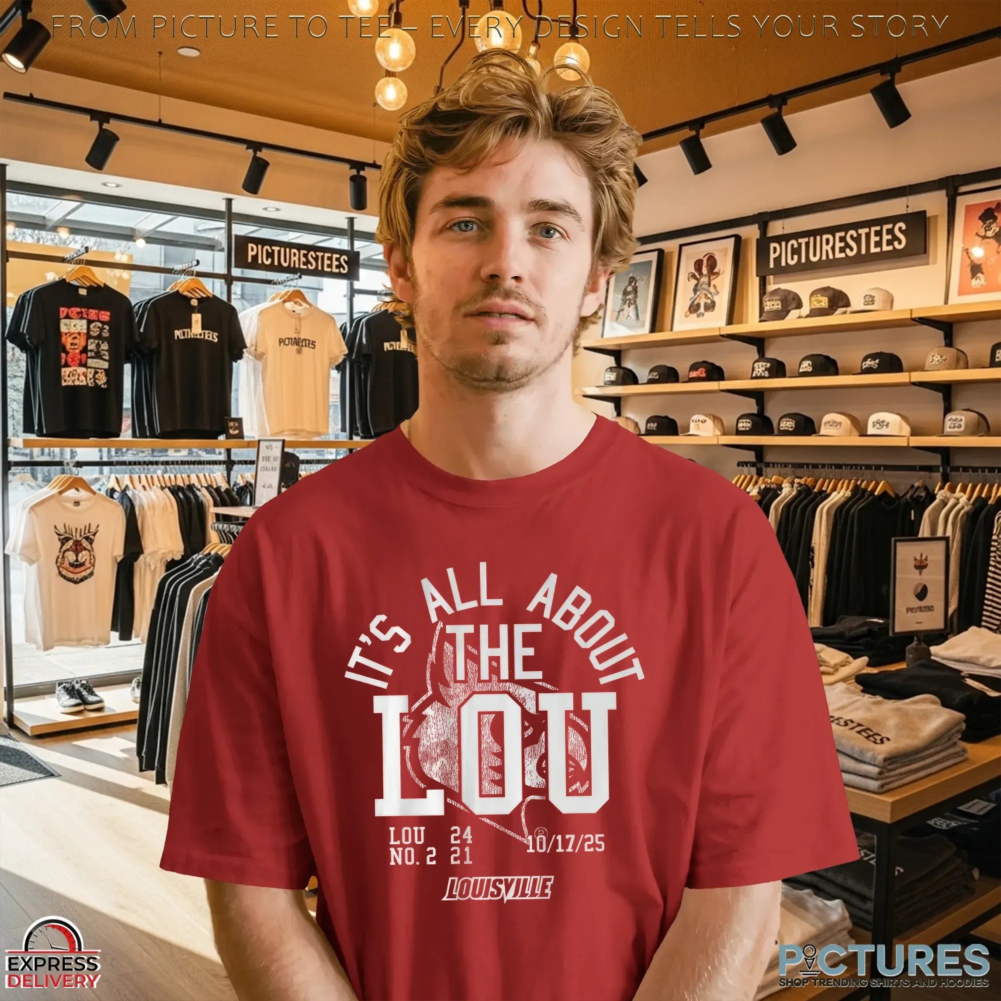 Louisville Cardinals Football It's All About The Lou Vintage T Shirt
