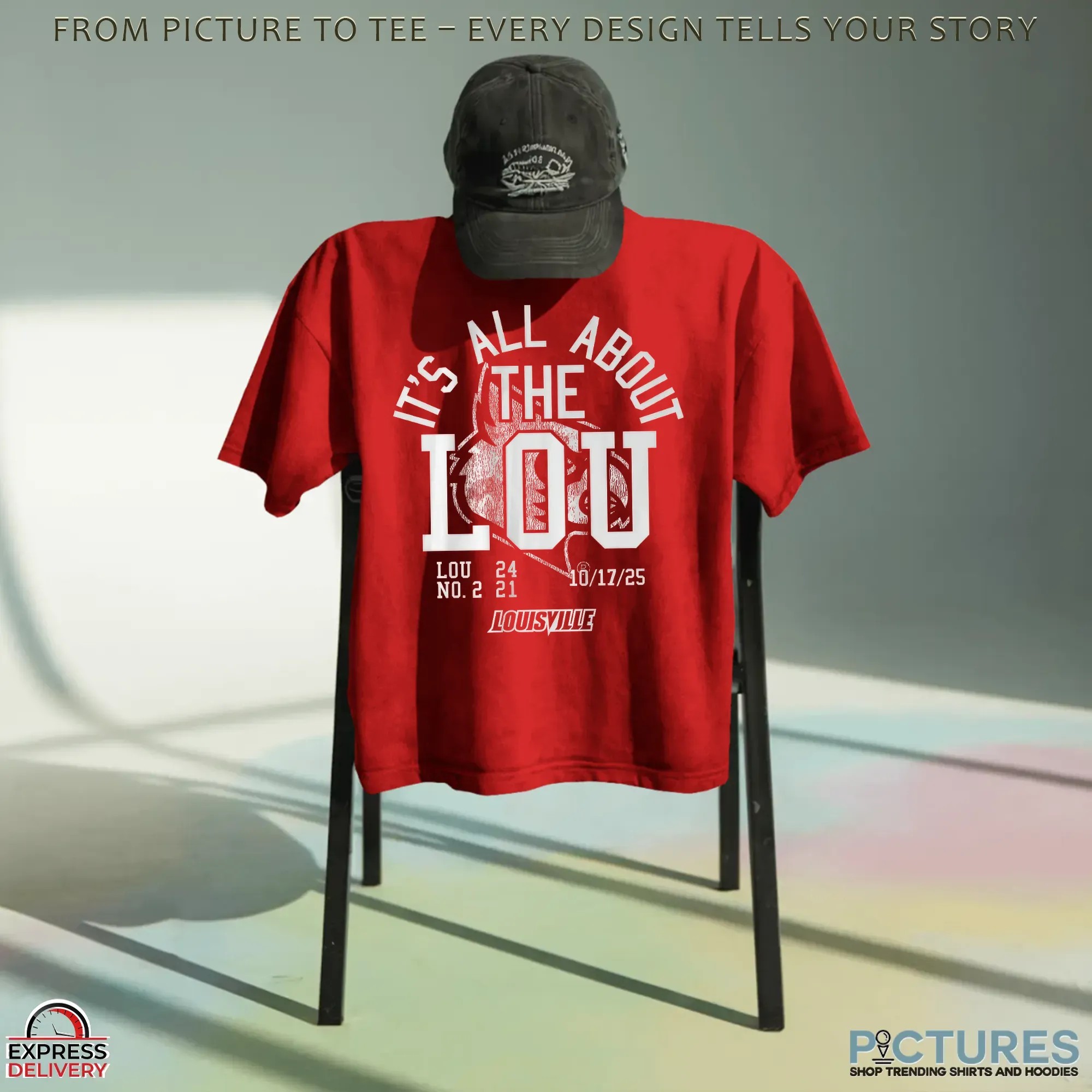 Louisville Cardinals Football It's All About The Lou Vintage T Shirt