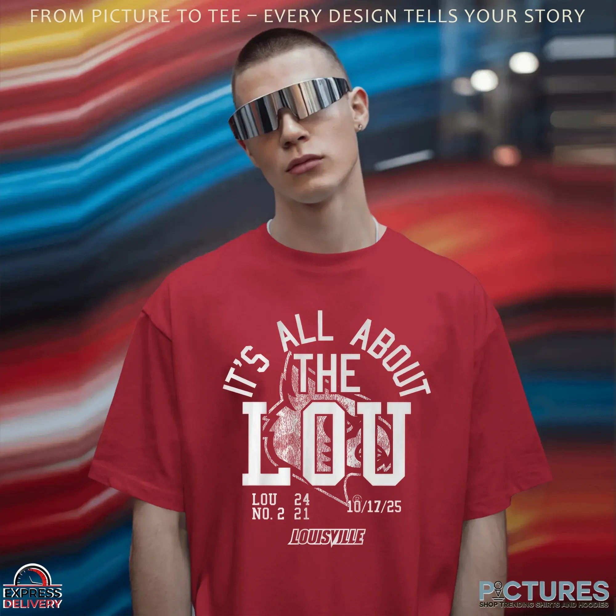 Louisville Cardinals Football It's All About The Lou Vintage T Shirt