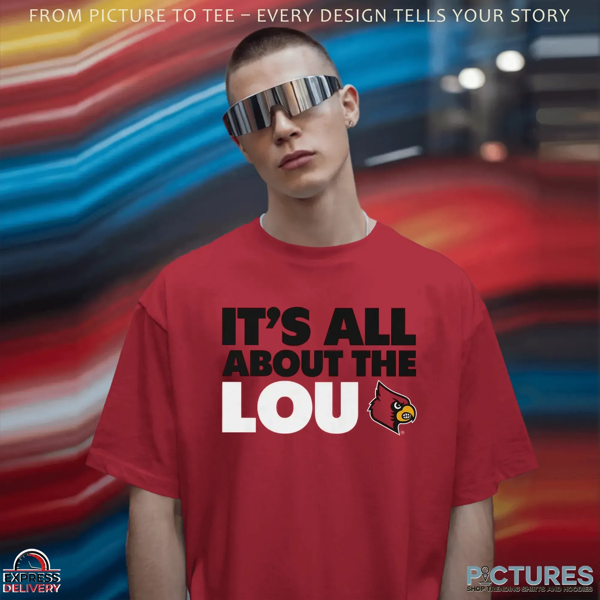 Louisville Cardinals It's All About The Lou Football Fan T Shirt Louisville Cardinals It's All About The Lou Football Fan T Shirt