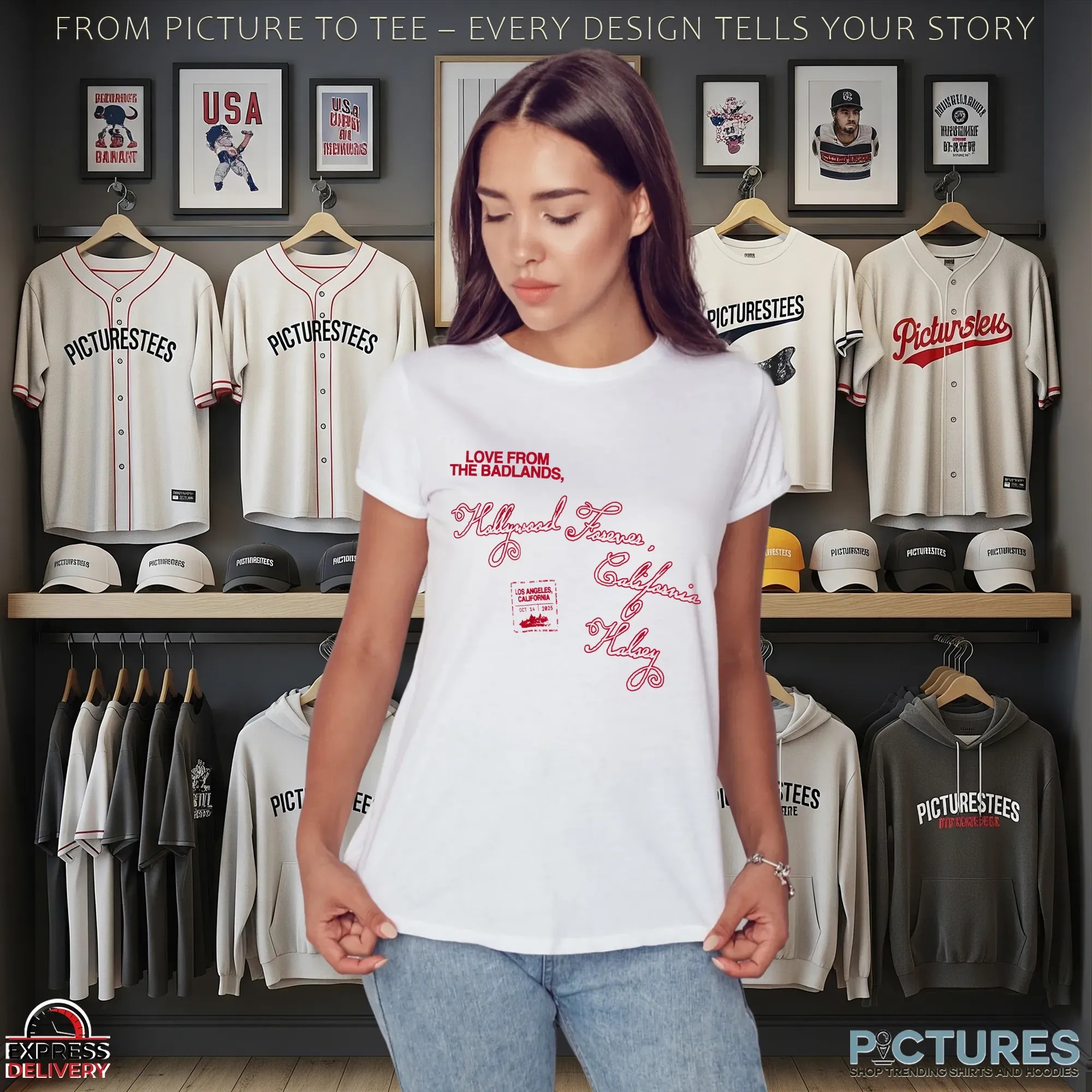 Love From The Badlands Hollywood Forever California Halsey T Shirt