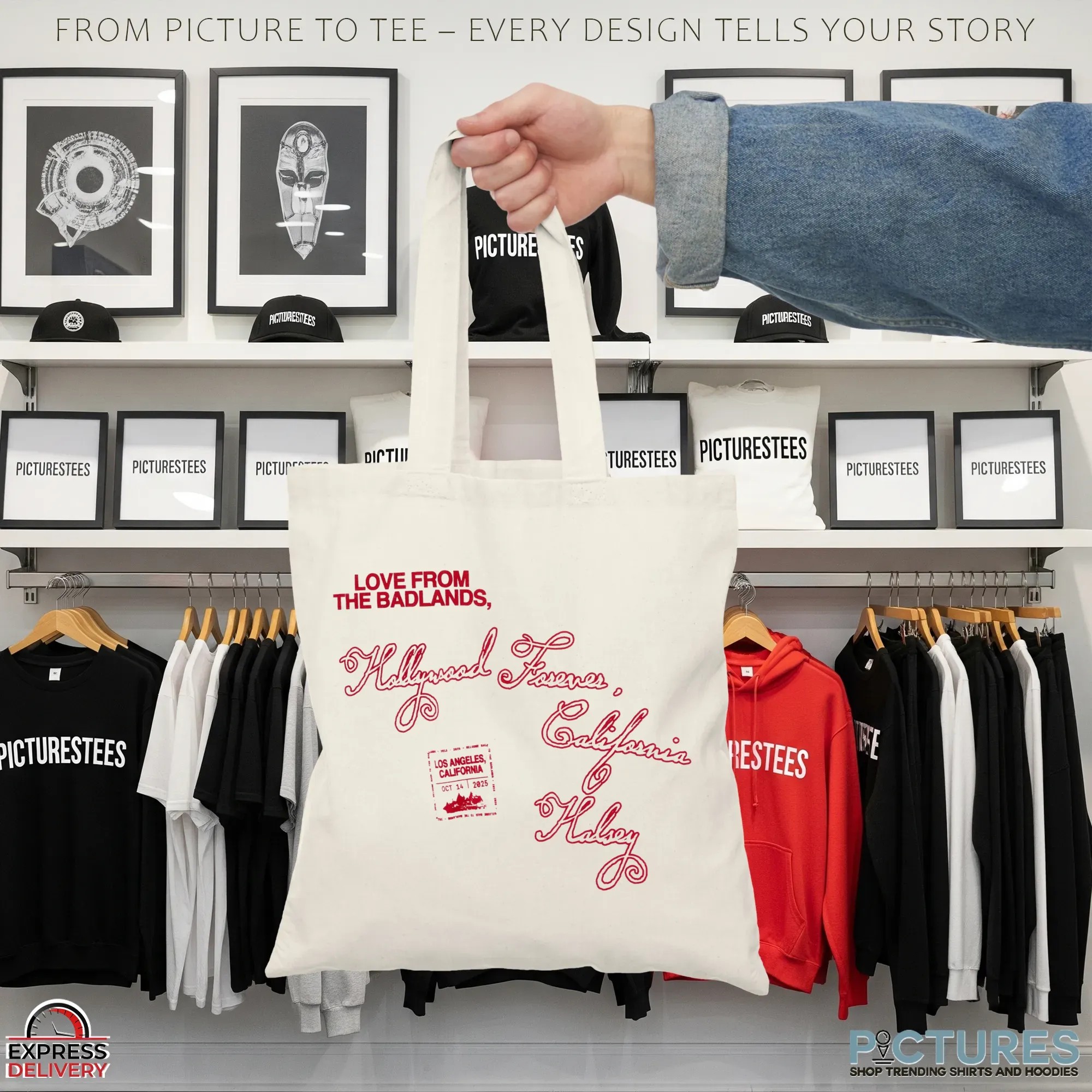 Love From The Badlands Hollywood Forever California Halsey T Shirt