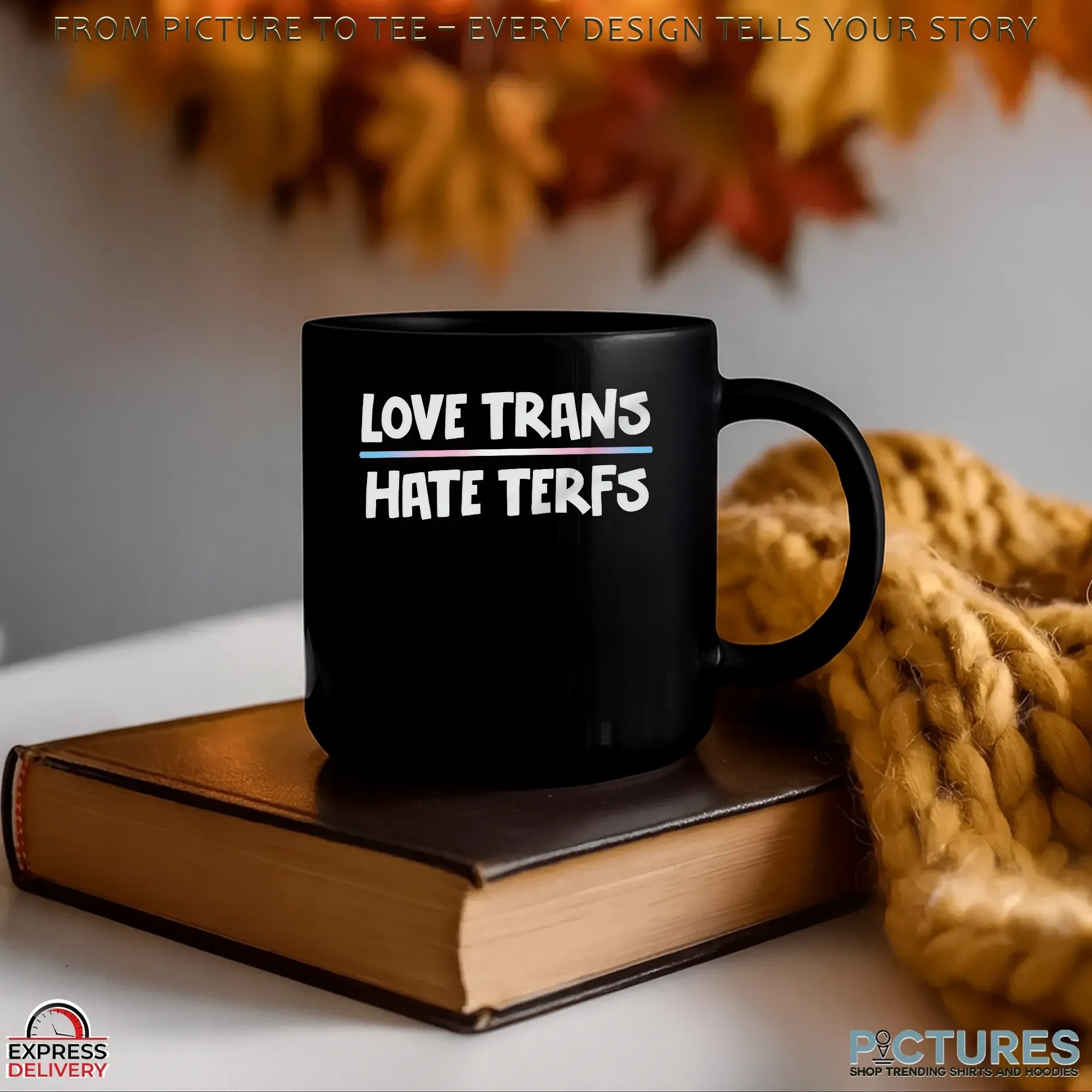 Love Trans Hate TERFs T Shirt Love Trans Hate TERFs T Shirt