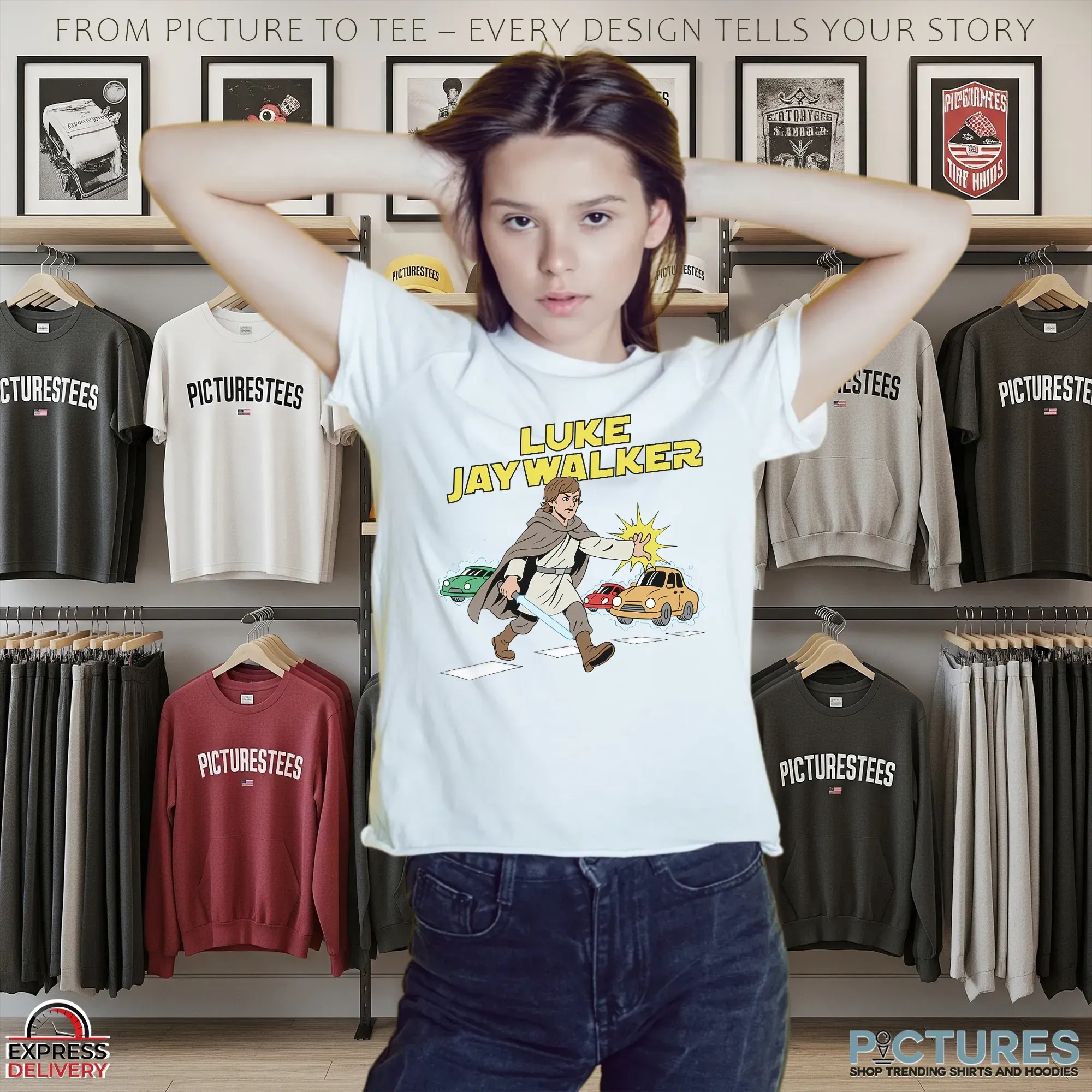 Luke Jaywalker Skywalke Star War Parody T Shirt