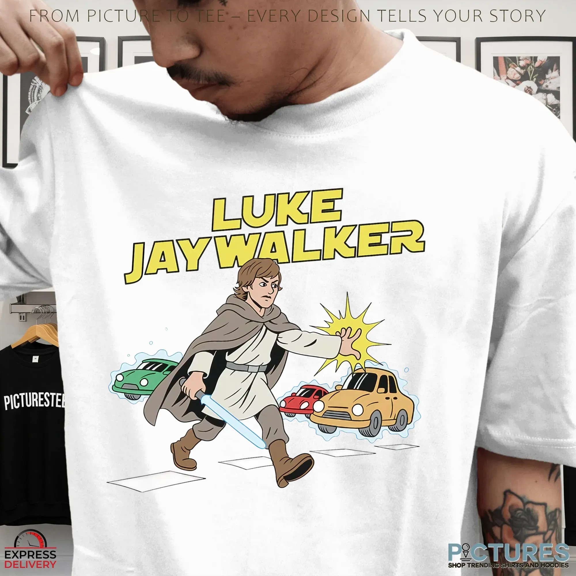 Luke Jaywalker Skywalke Star War Parody T Shirt Luke Jaywalker Skywalke Star War Parody T Shirt