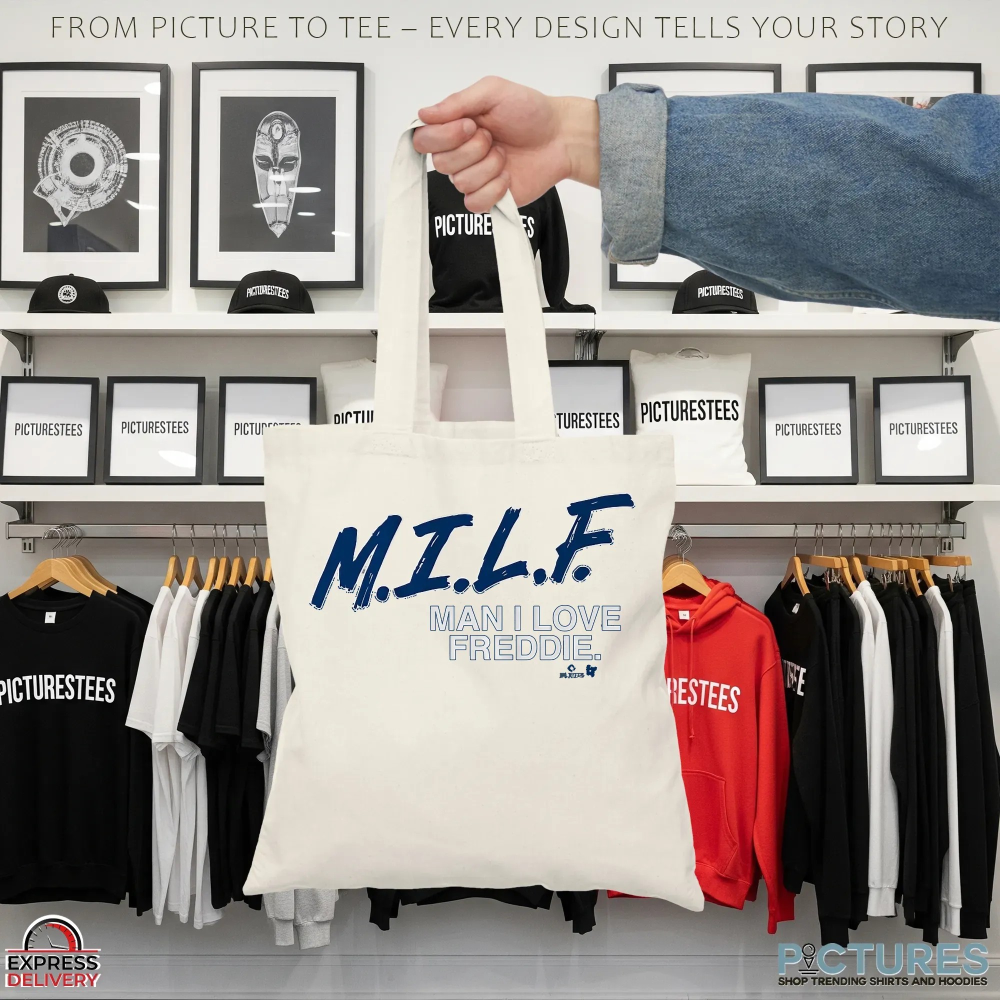 MILF Freddie Freeman Man I Love Freddie Parody T Shirt MILF Freddie Freeman Man I Love Freddie Parody T Shirt