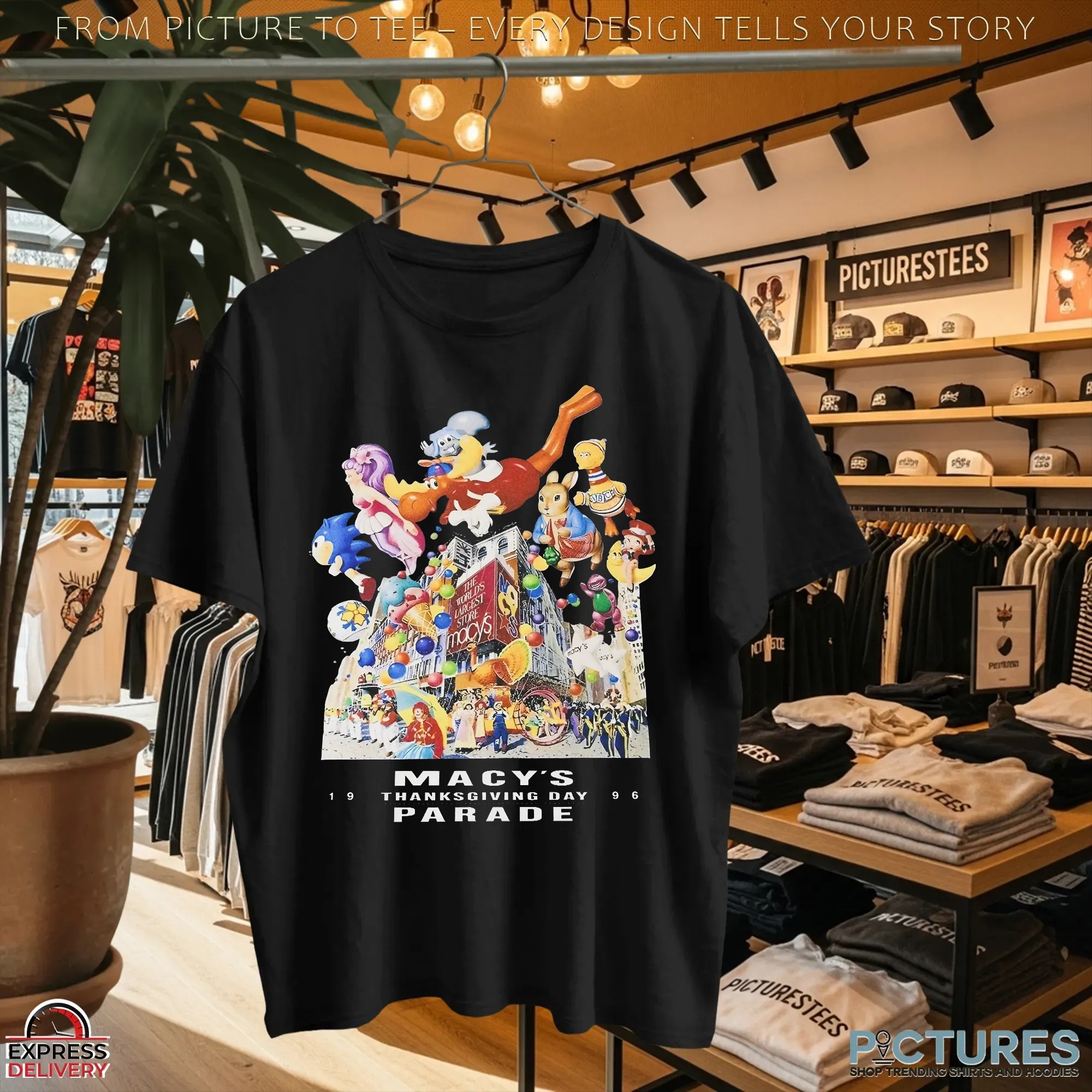 Macy's Thanksgiving Parade 1996 T Shirt Macy's Thanksgiving Parade 1996 T Shirt