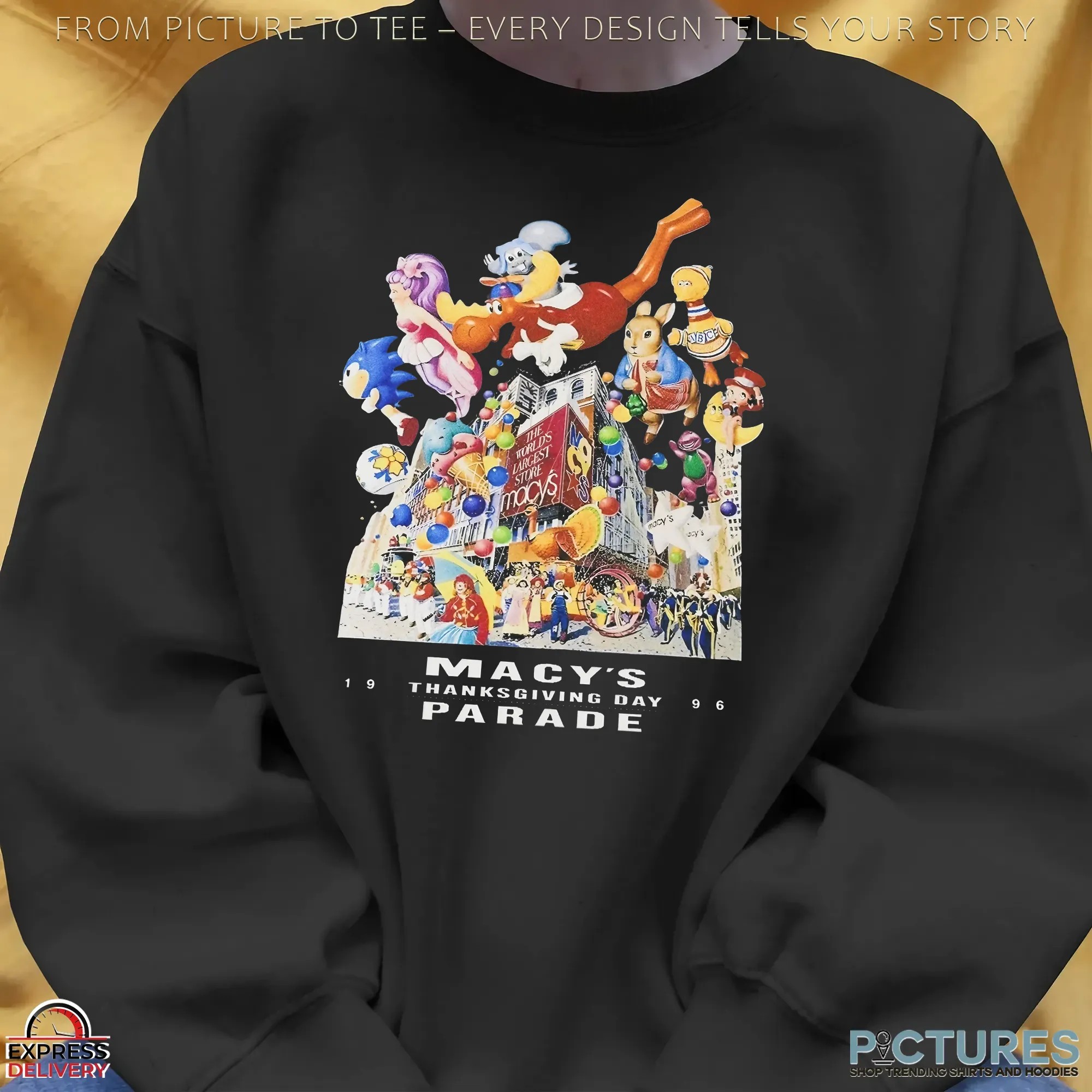 Macy's Thanksgiving Parade 1996 T Shirt Macy's Thanksgiving Parade 1996 T Shirt