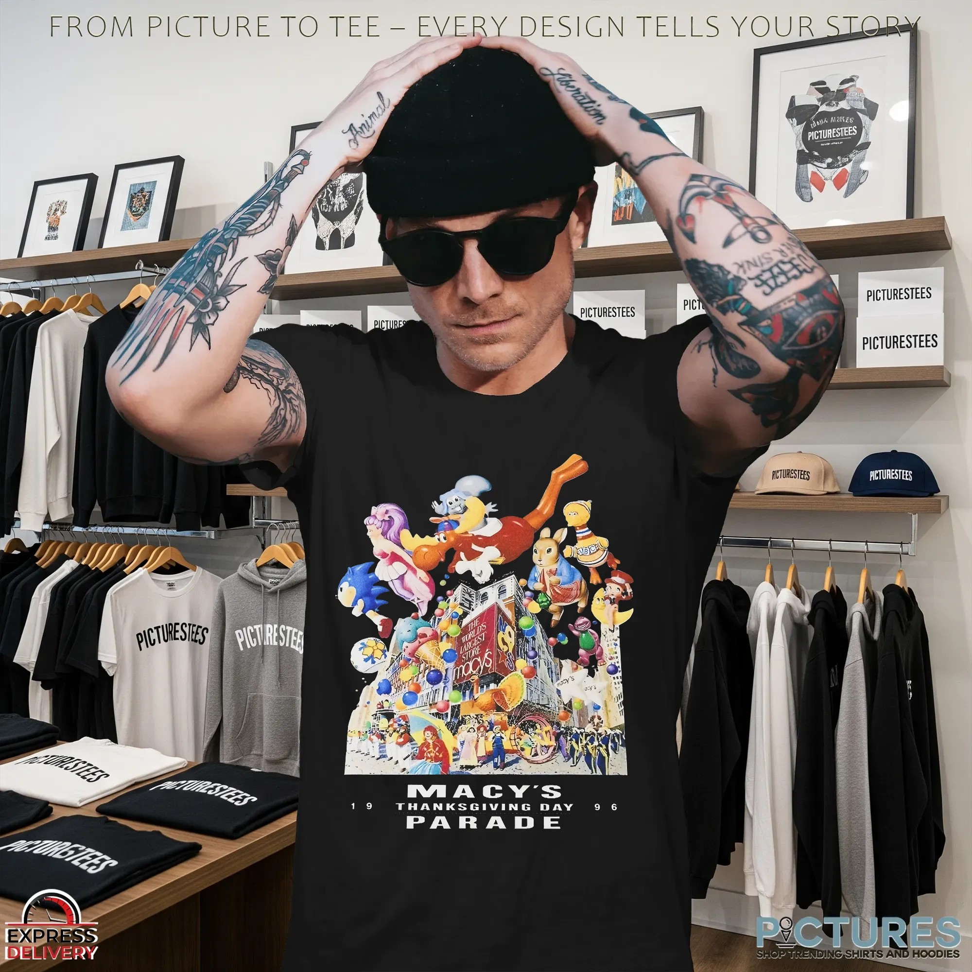 Macy's Thanksgiving Parade 1996 T Shirt Macy's Thanksgiving Parade 1996 T Shirt