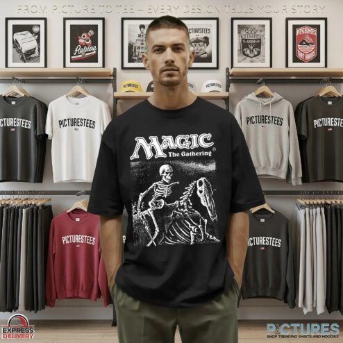 Magic The Gathering Drudge Skeletons Halloween T Shirt