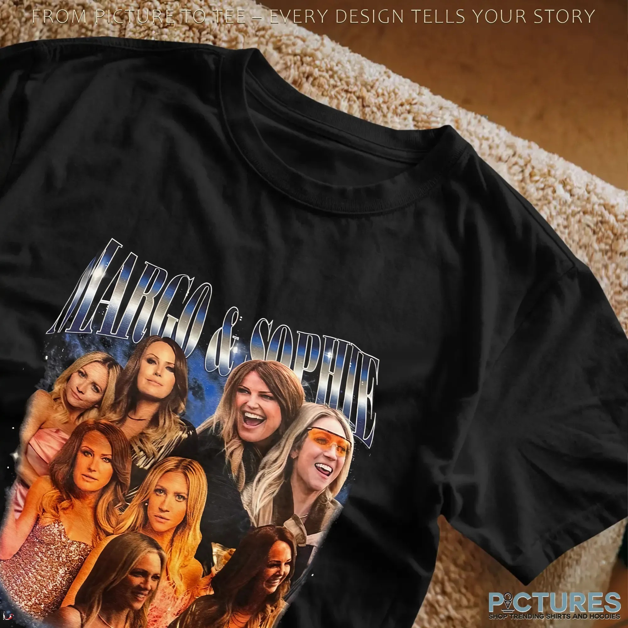 Margo And Sophie Vintage Bootleg T Shirt