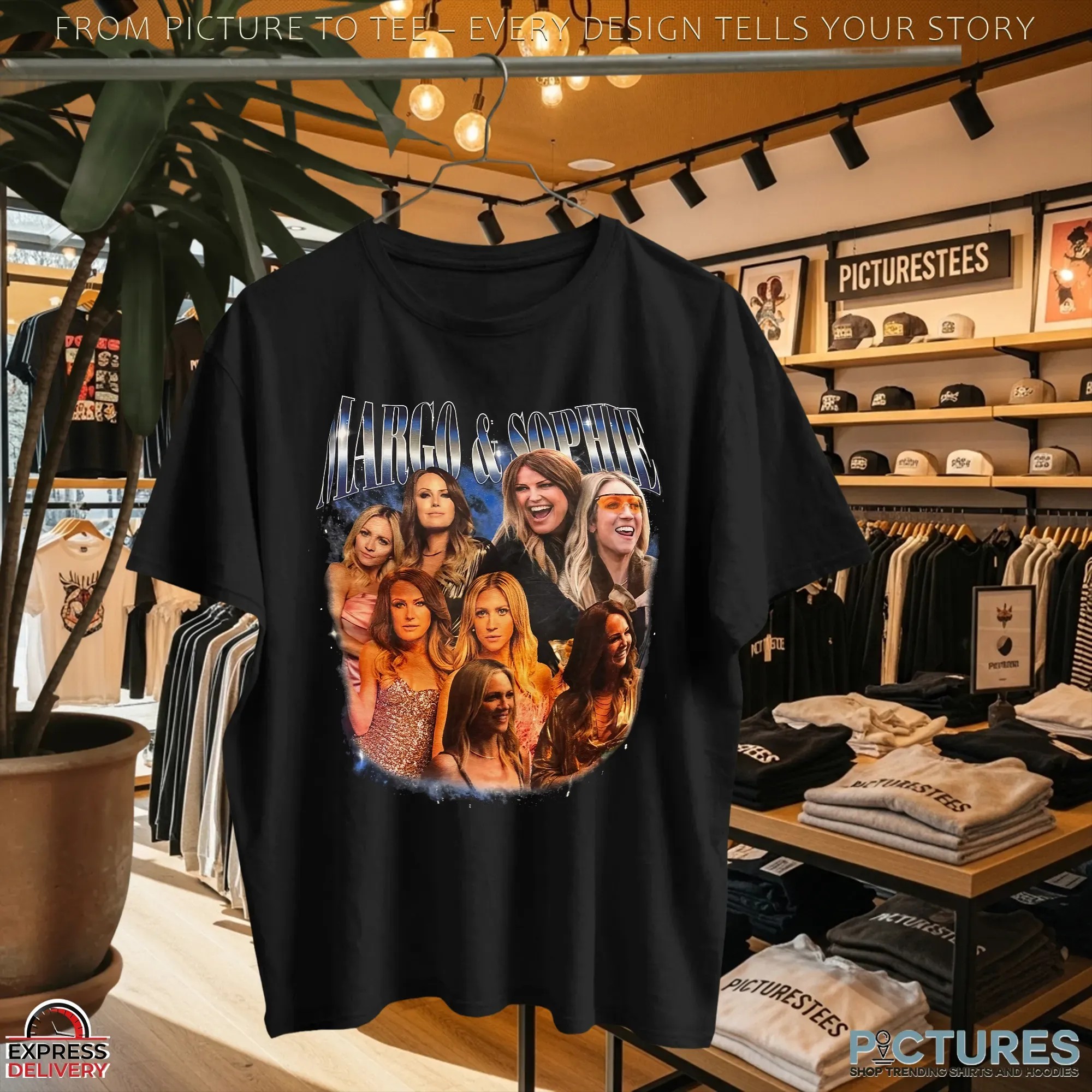 Margo And Sophie Vintage Bootleg T Shirt