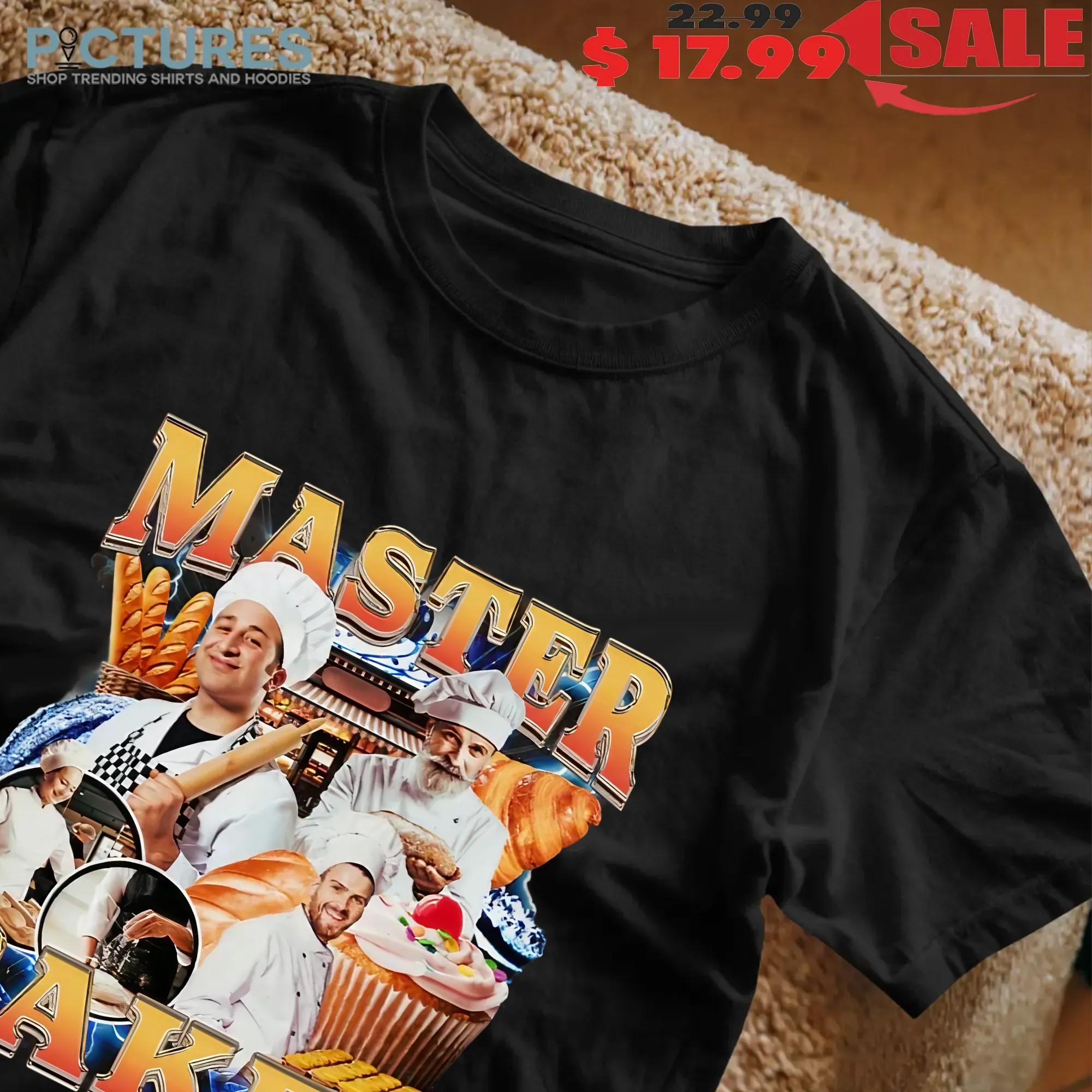 Master Baker Vintage Bootleg Style T-shirt