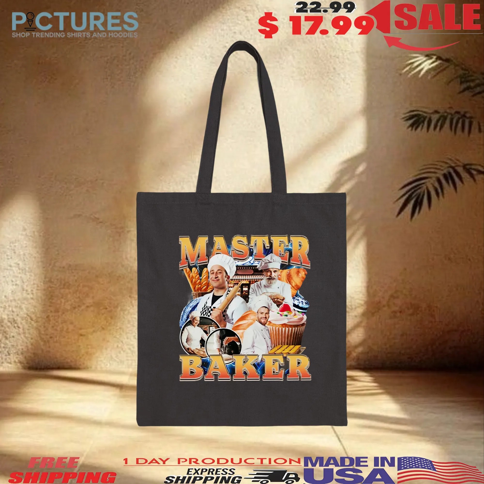 Master Baker Vintage Bootleg Style T-shirt