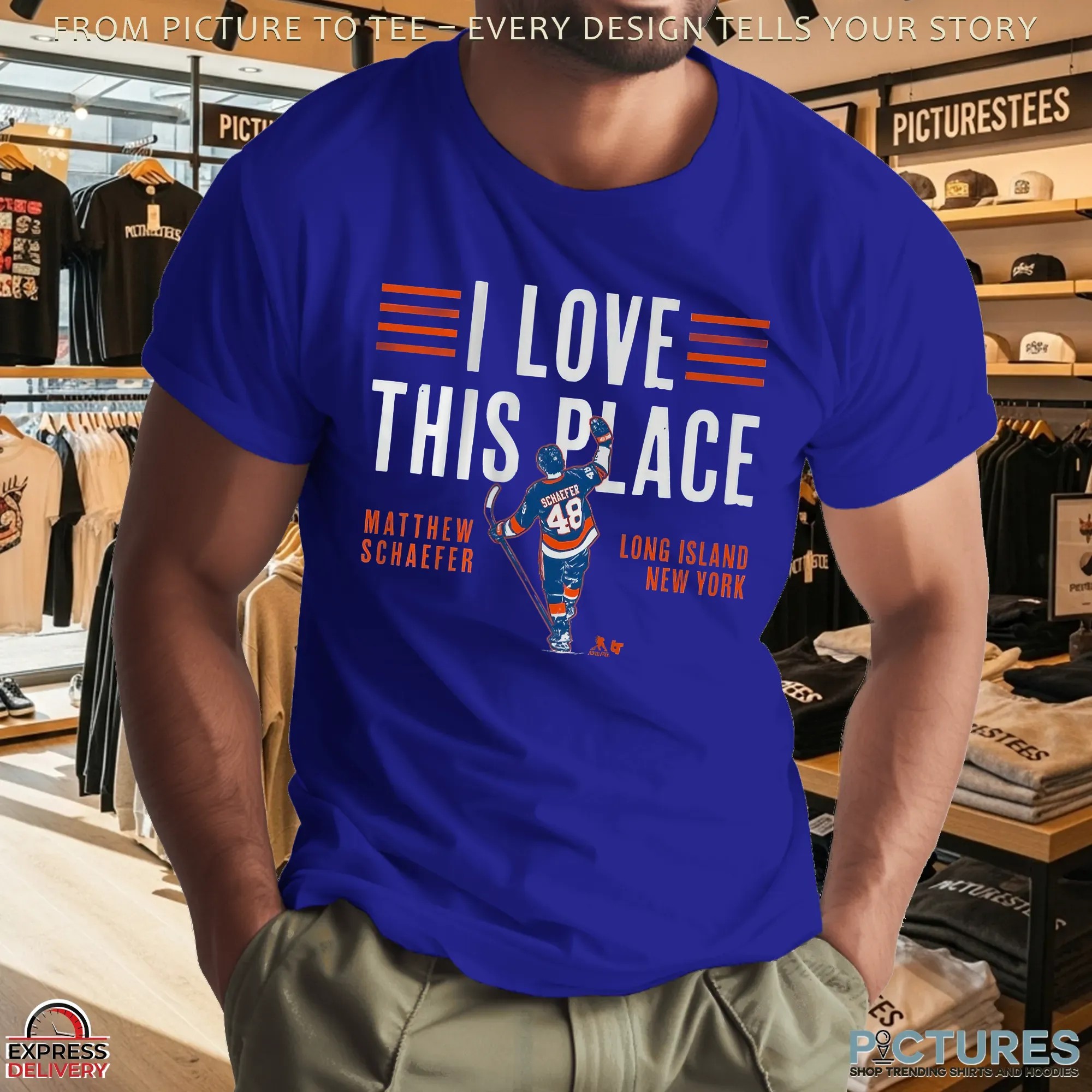 Matthew Schaefer New York Islanders I Love This Place T Shirt Matthew Schaefer New York Islanders I Love This Place T Shirt