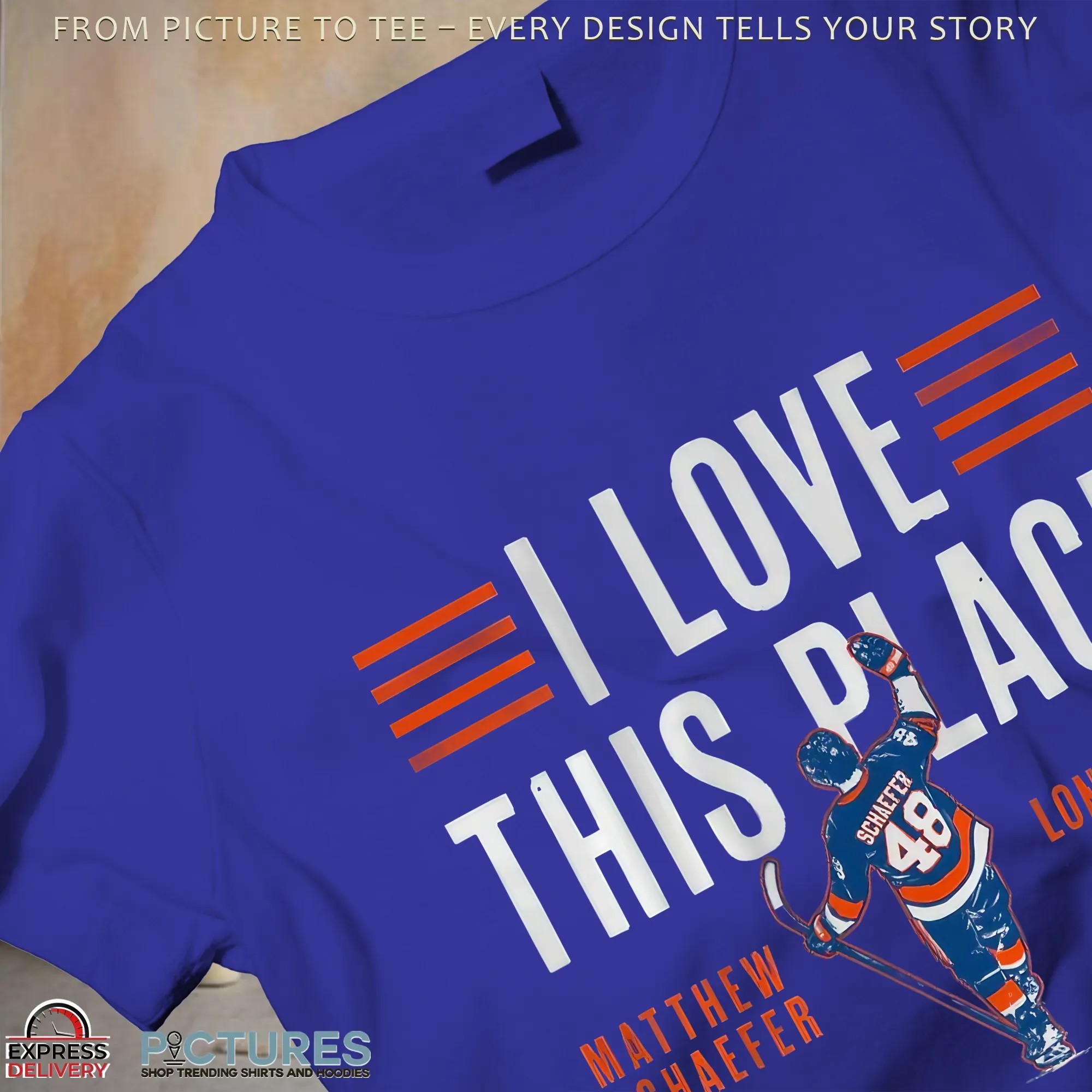 Matthew Schaefer New York Islanders I Love This Place T Shirt Matthew Schaefer New York Islanders I Love This Place T Shirt