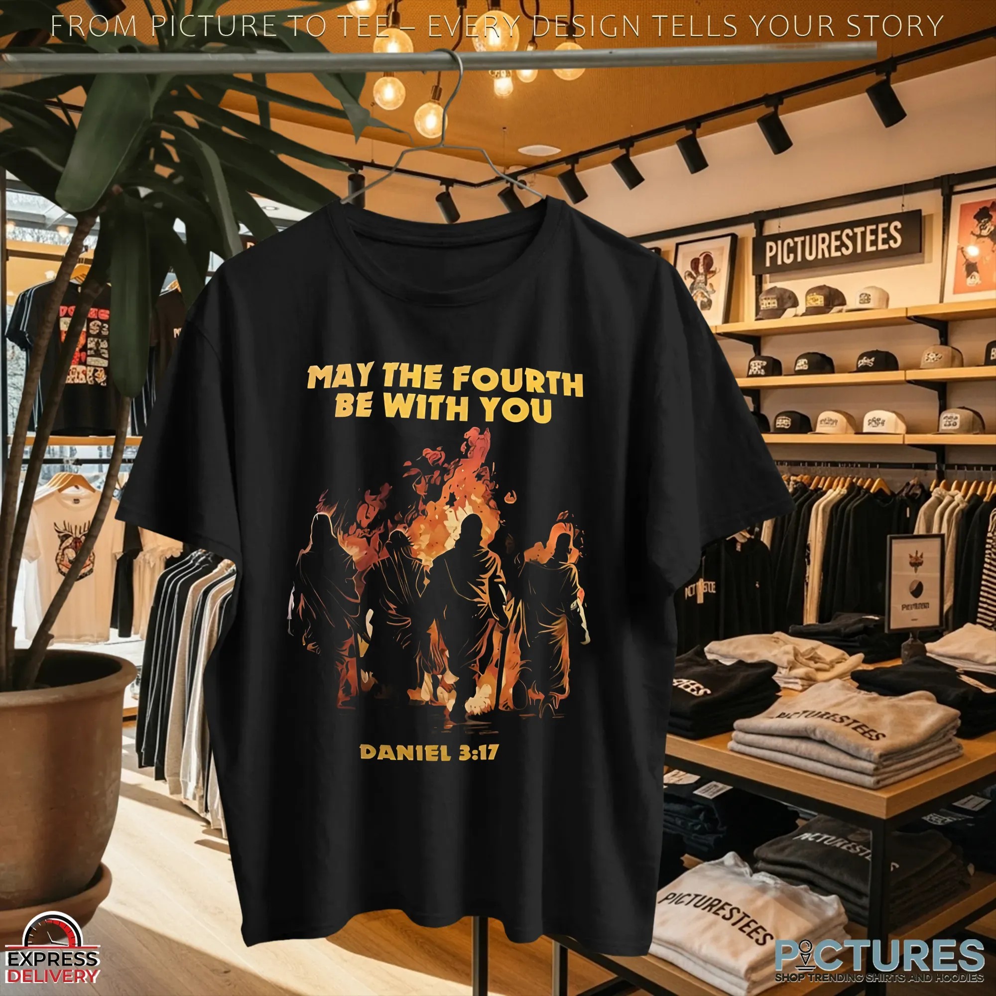 May The Fourth Be With You Daniel 3 17 T Shirt May The Fourth Be With You Daniel 3 17 T Shirt