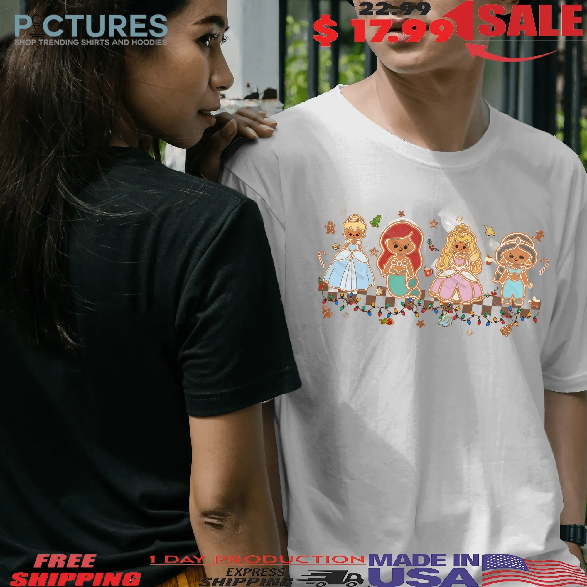 Merry Christmas Princess T Shirt
