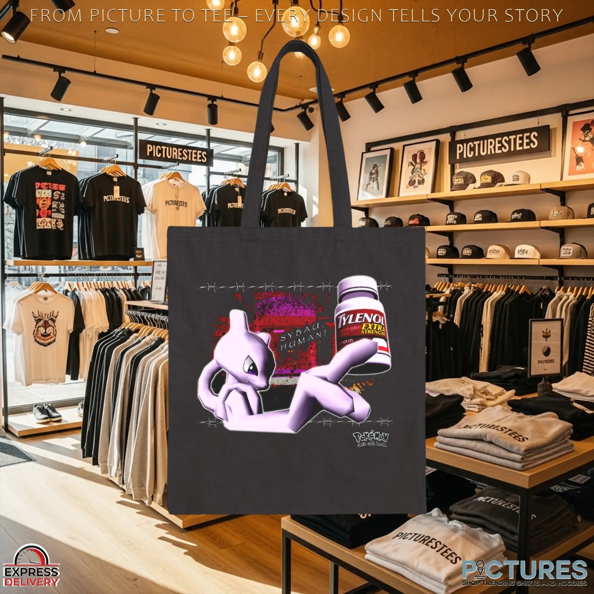 Mewtwo Holding Tylenol Edgy Glitchcore Pokémon Parody Meme T Shirt Mewtwo Holding Tylenol Edgy Glitchcore Pokémon Parody Meme T Shirt