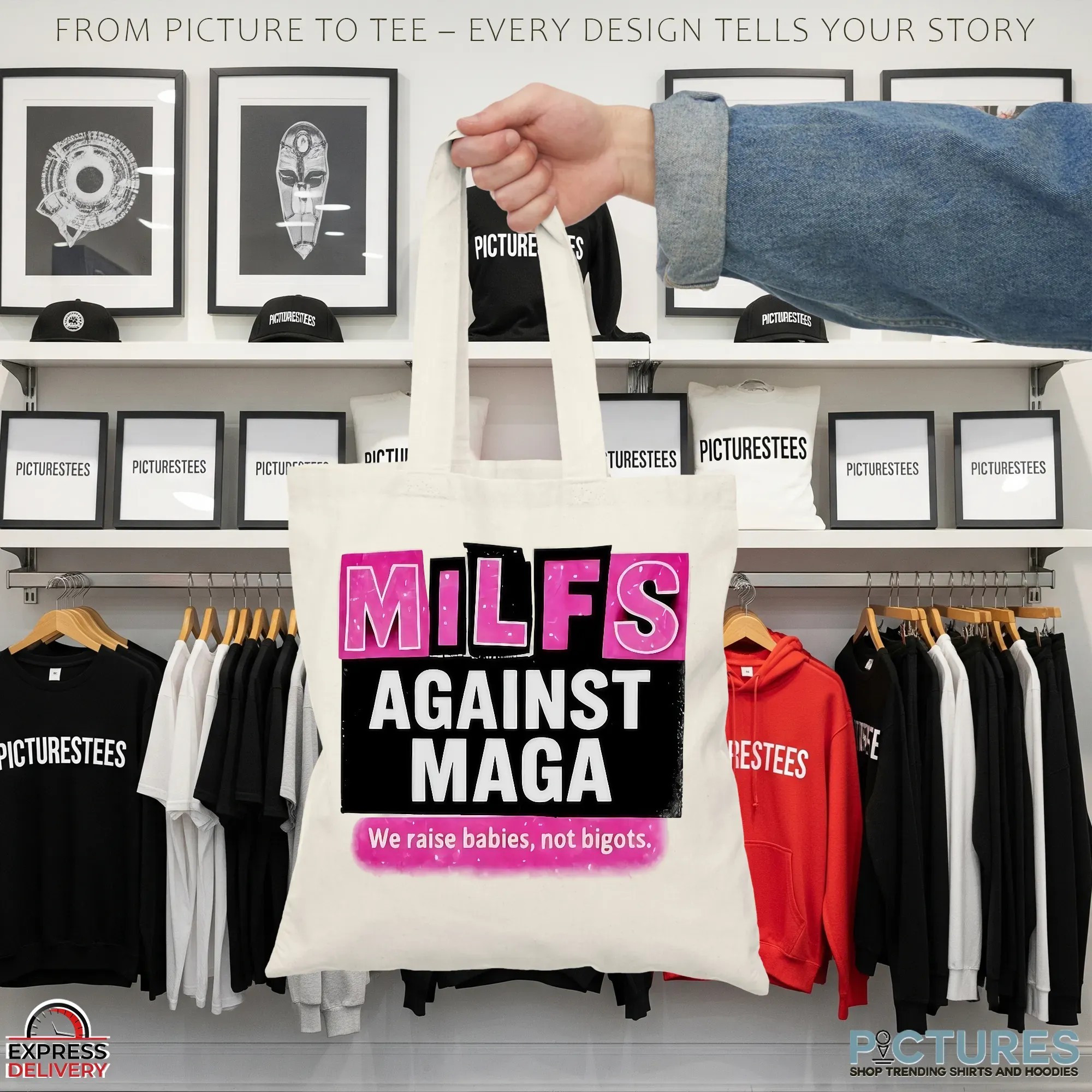 Milfs Against Maga We Raise Babies Not Bigos T Shirt Milfs Against Maga We Raise Babies Not Bigos T Shirt