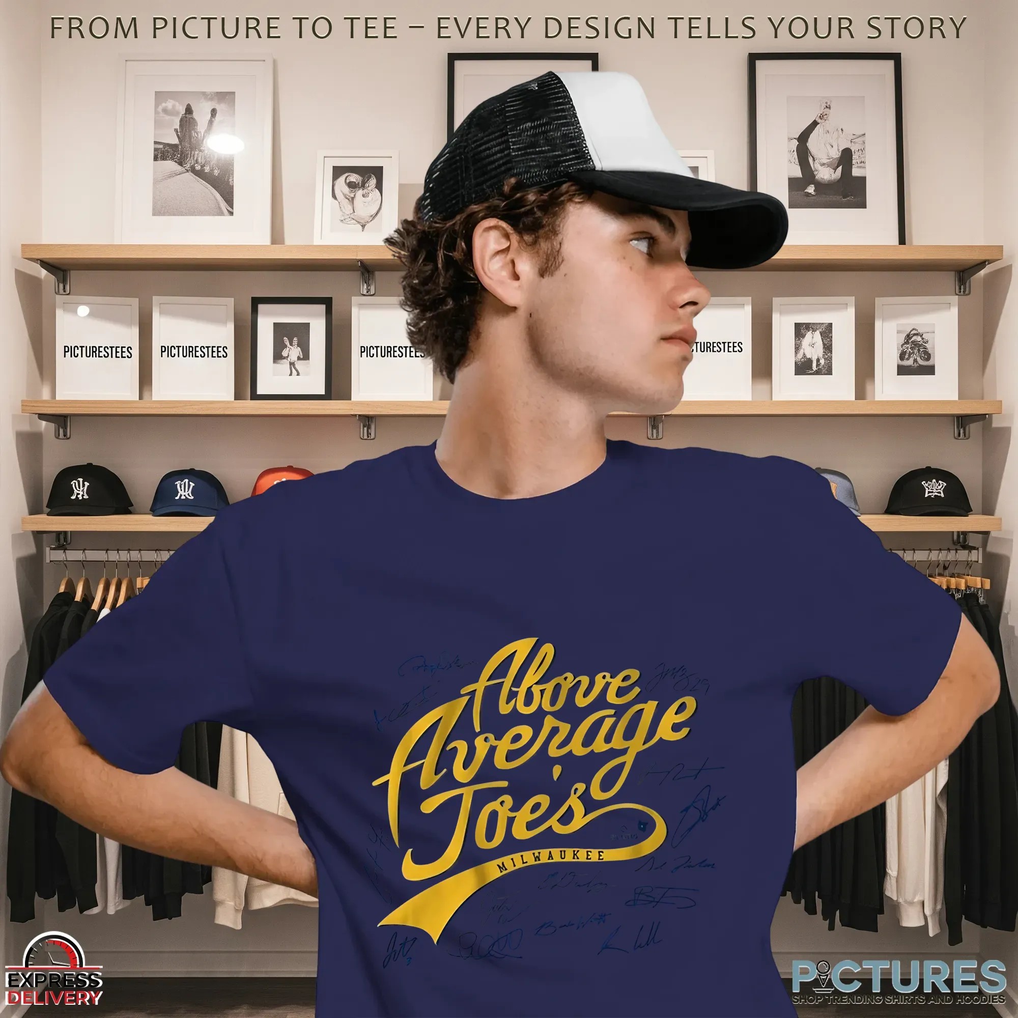 Milwaukee Baseball The Above Average Joes Signature Collage T Shirt