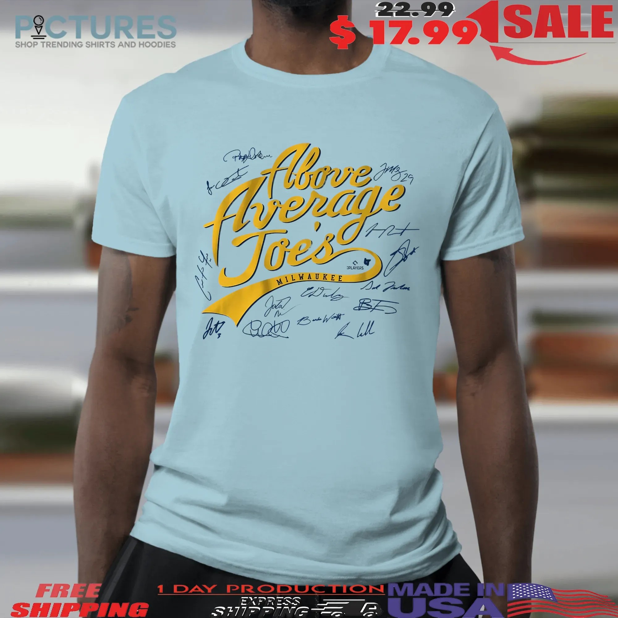 Milwaukee Baseball The Above Average Joes Signatures T Shirt