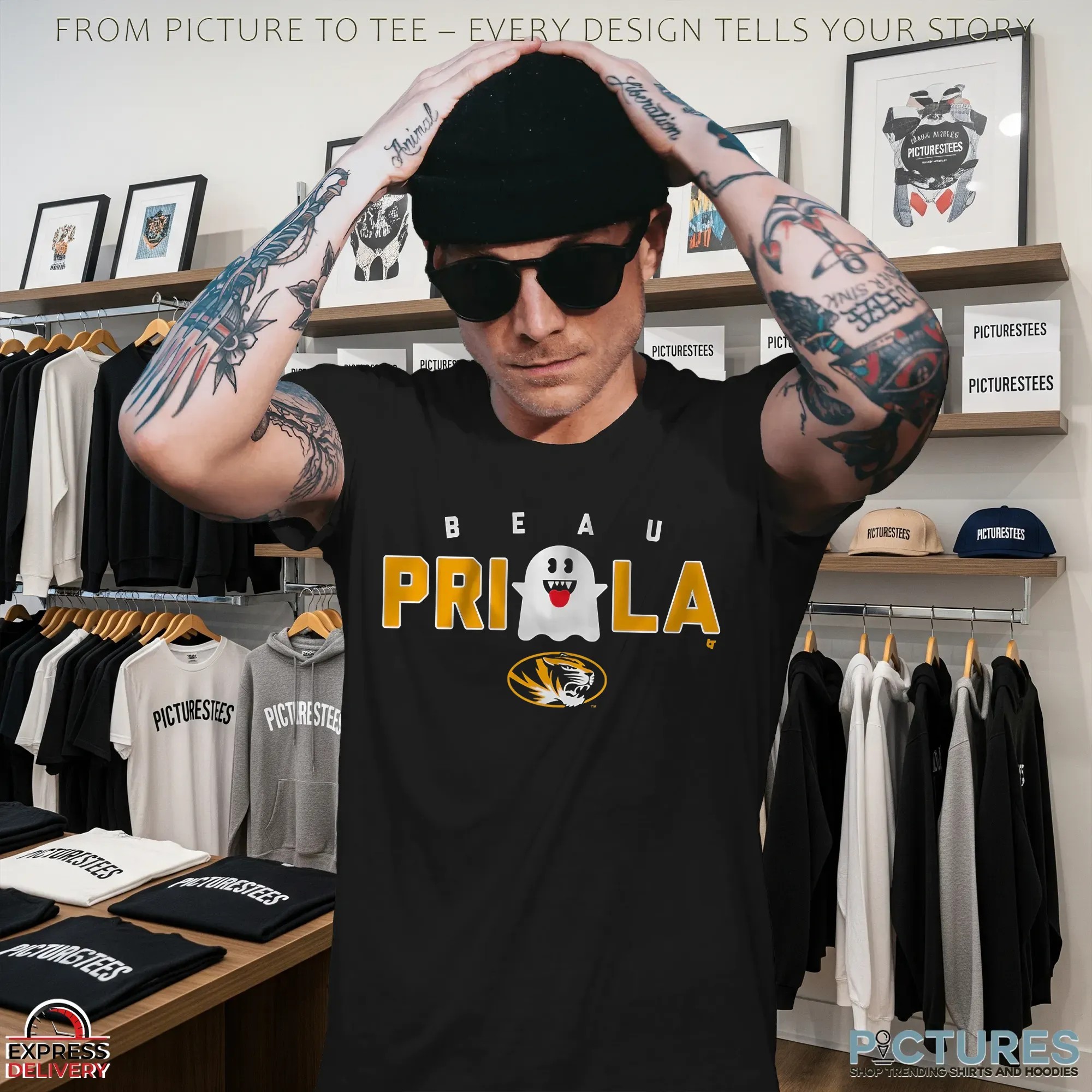 Missouri Tigers Football Beau Pribula Boo Halloween T Shirt