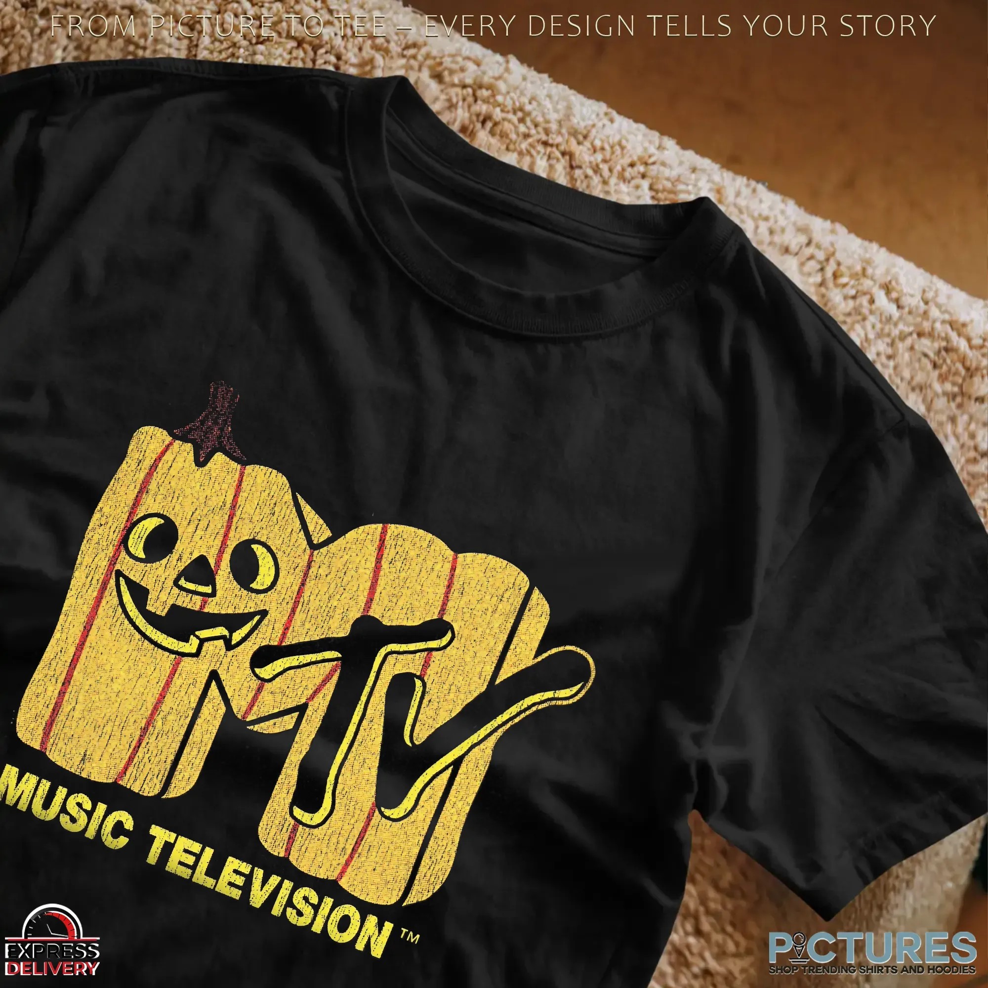 Mtv Music Television Halloween Vintage T Shirt