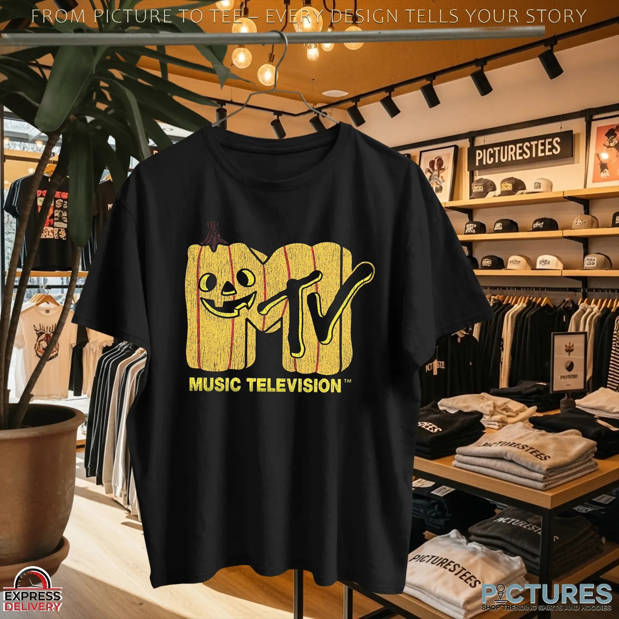 Mtv Music Television Halloween Vintage T Shirt