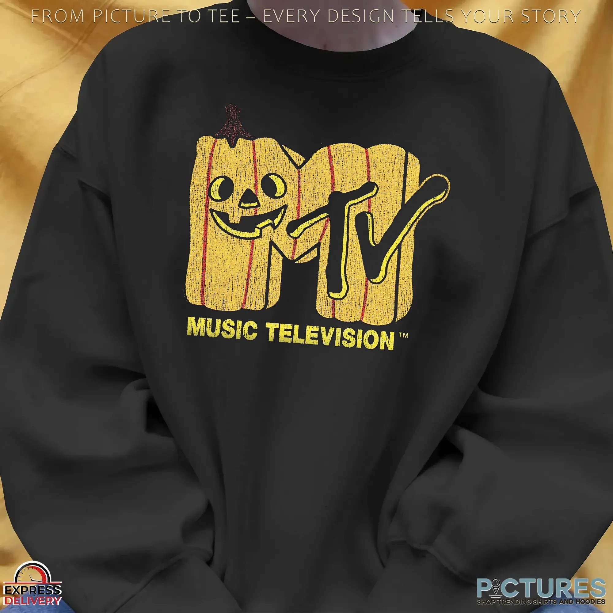 Mtv Music Television Halloween Vintage T Shirt