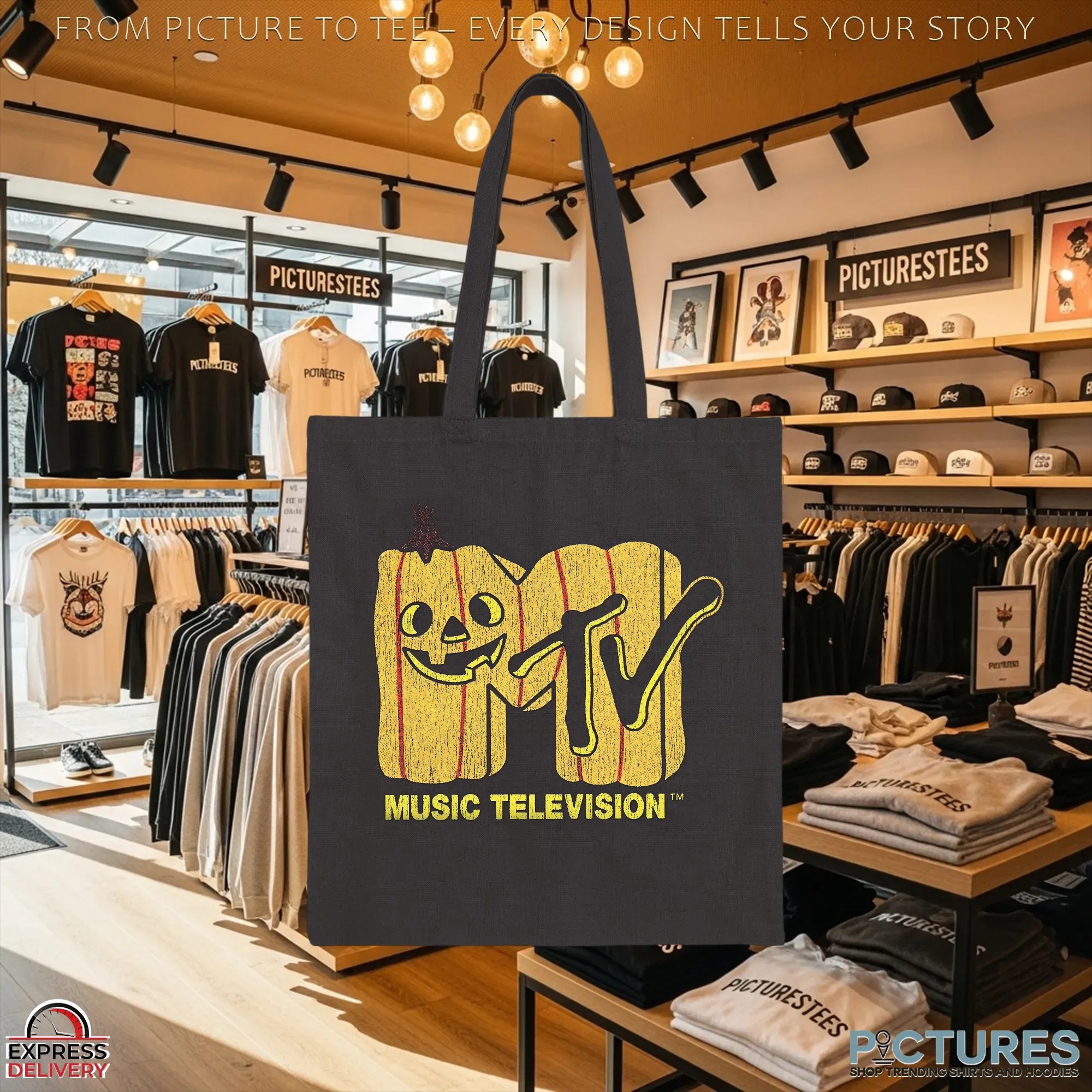 Mtv Music Television Halloween Vintage T Shirt