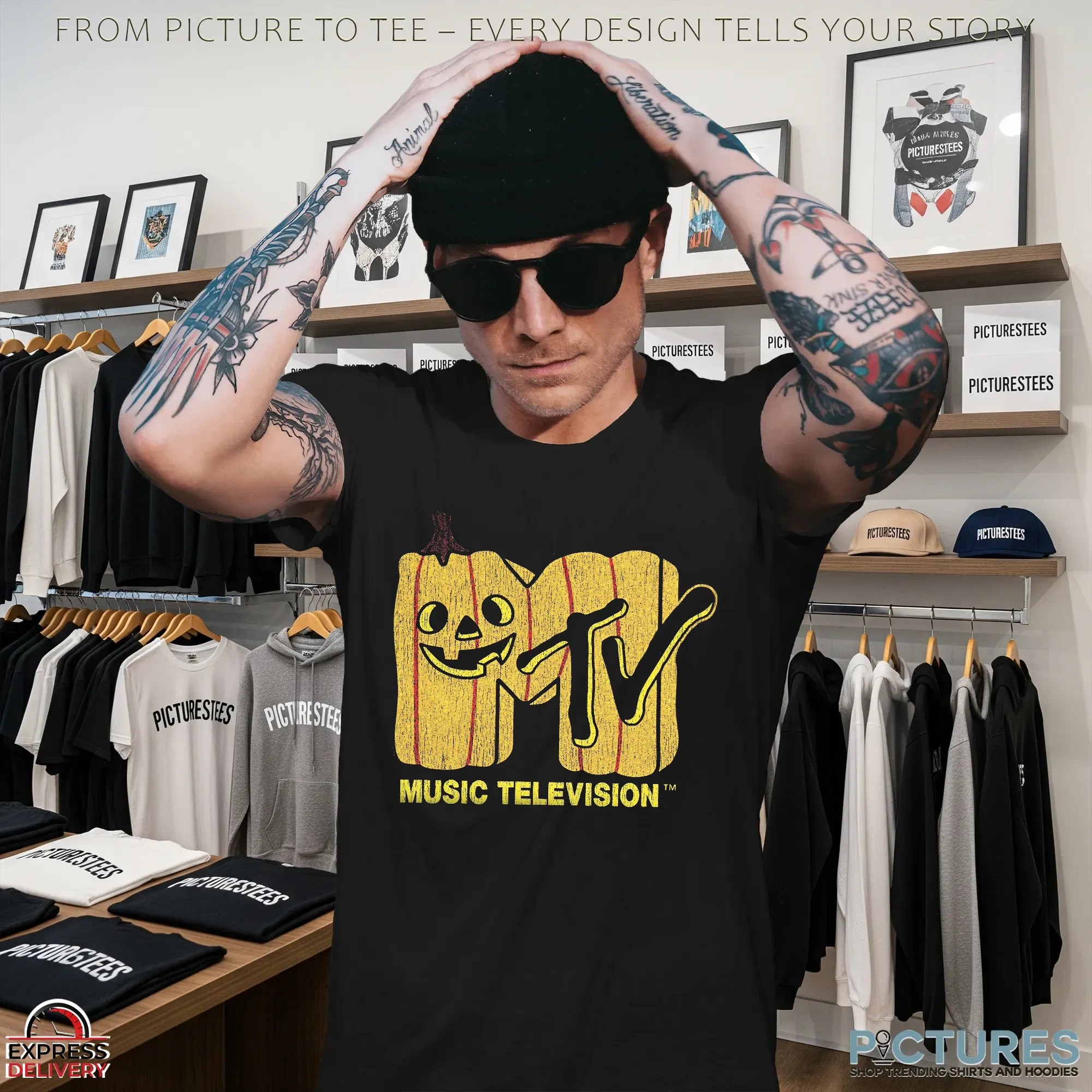 Mtv Music Television Halloween Vintage T Shirt