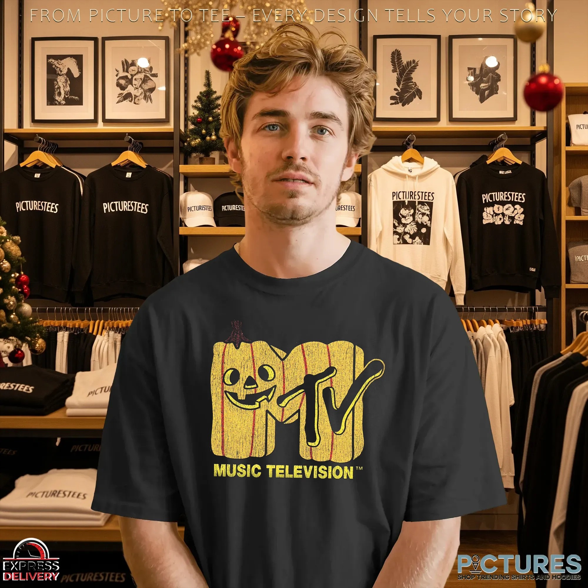 Mtv Music Television Halloween Vintage T Shirt