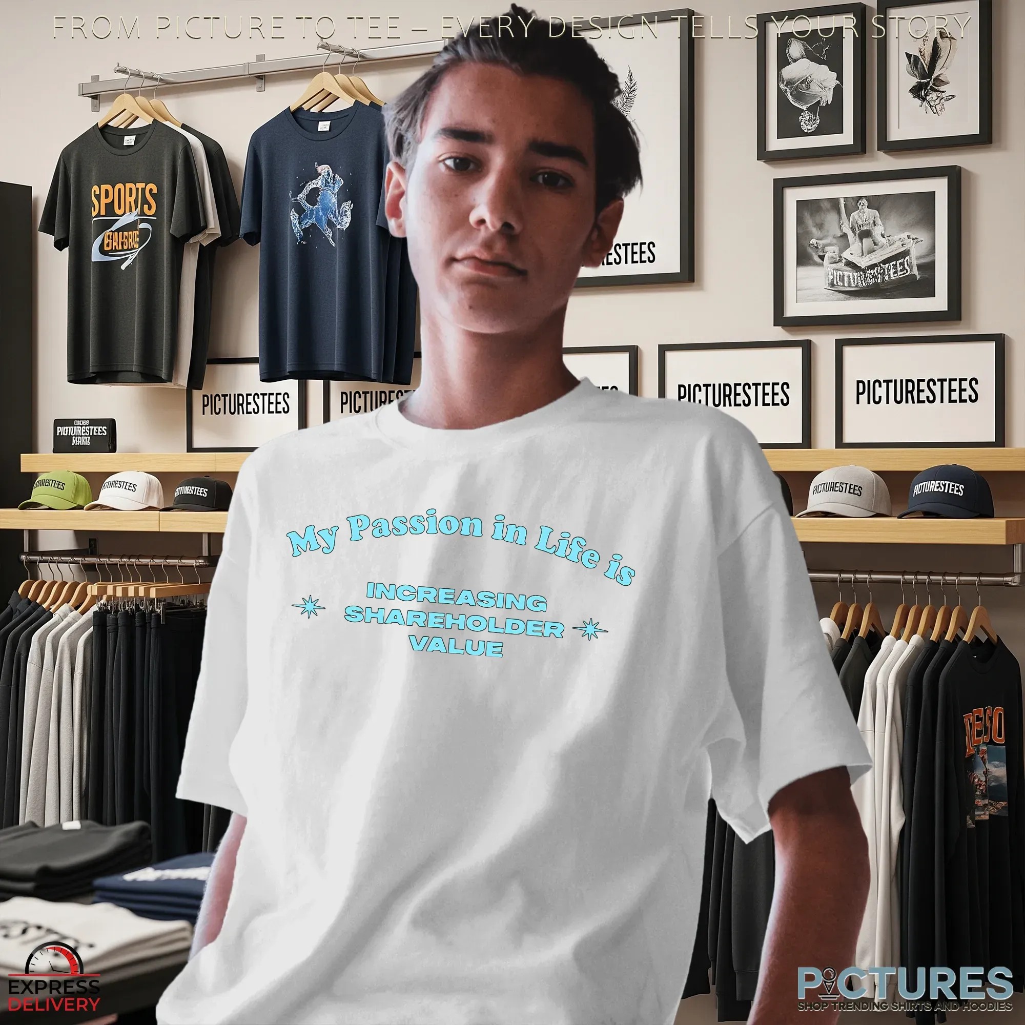 My Passion In Life Is Increasing Shareholder Value T Shirt My Passion In Life Is Increasing Shareholder Value T Shirt